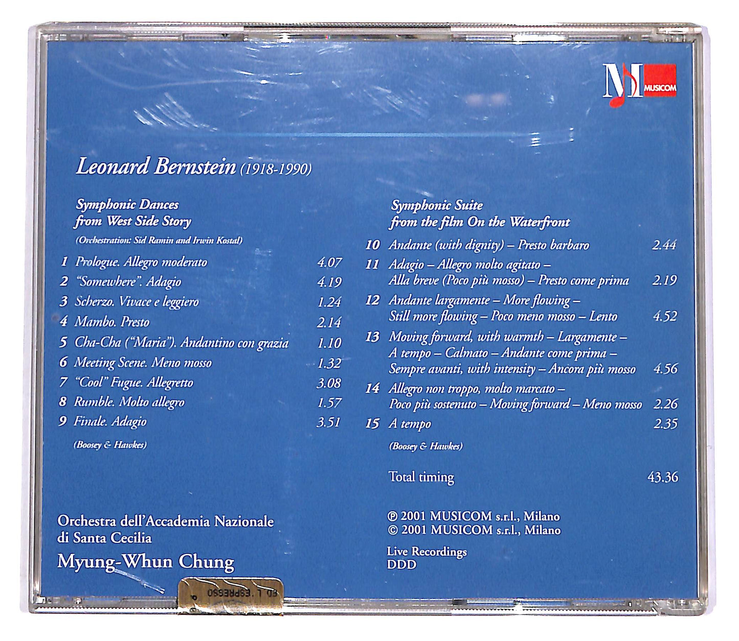 EBOND Bernstein - West Side Story - On The Waterfront - Chung EDITOR CD CD060621