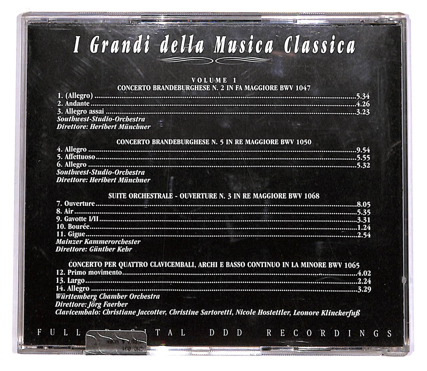 EBOND Bach - Volume I EDITORIALE CD CD060637
