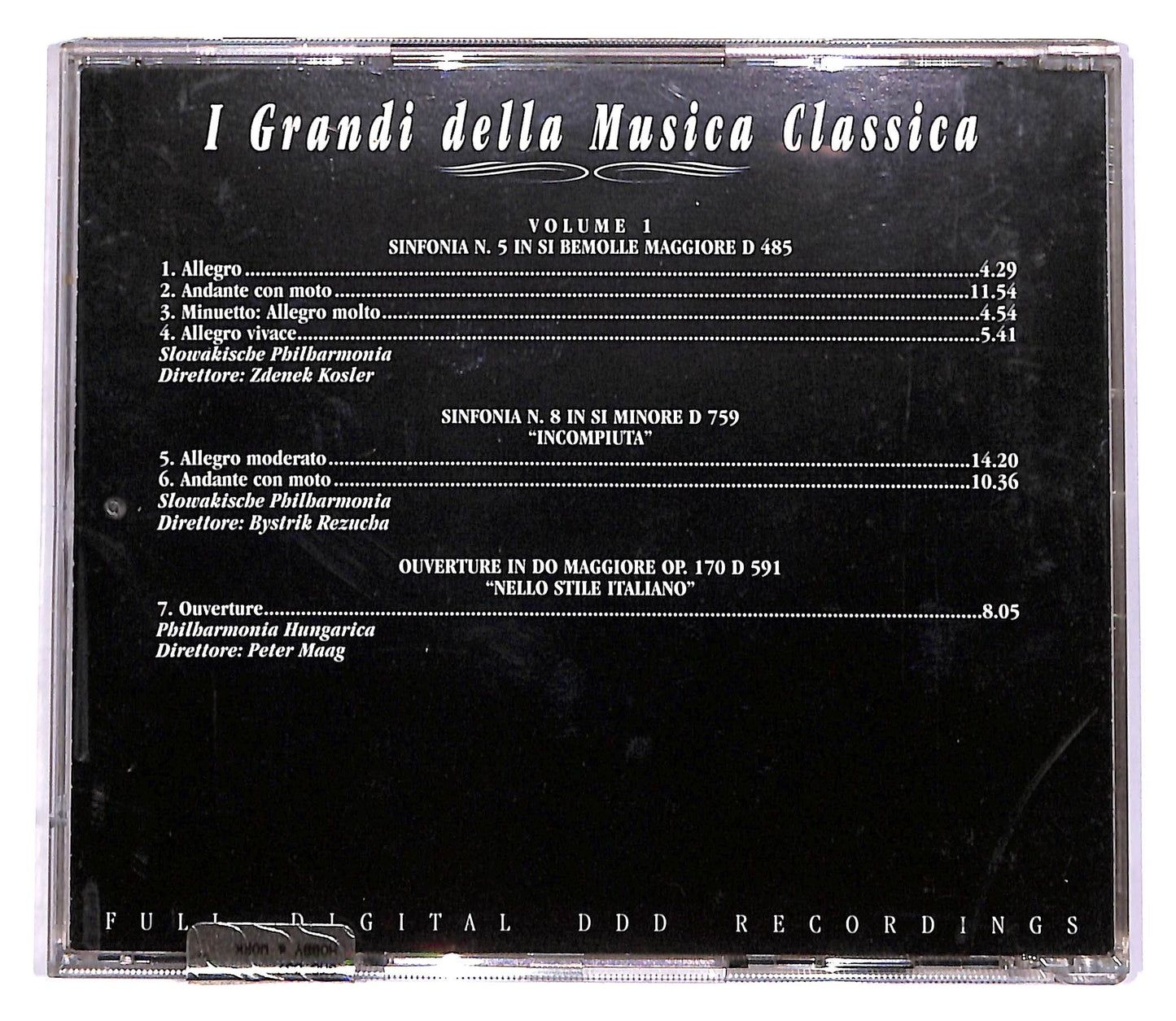 EBOND Schubert - Volume I EDITORIALE CD CD060705
