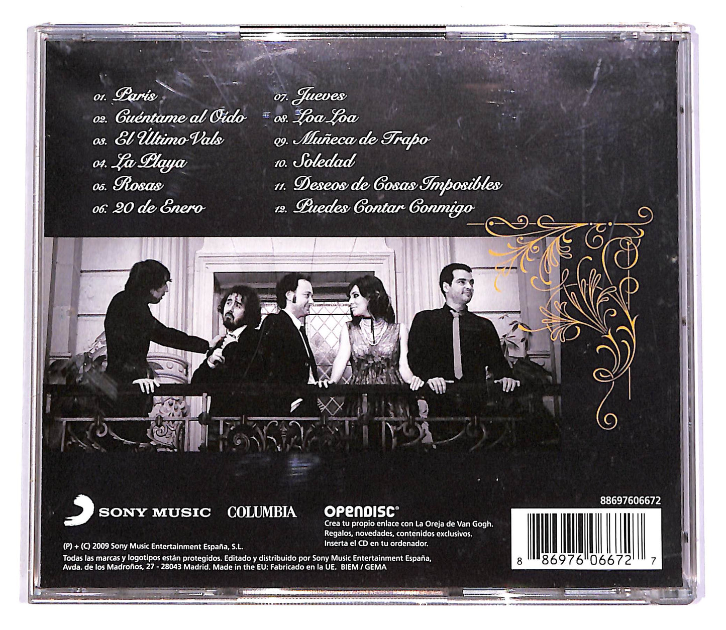 EBOND La Oreja De Van Gogh - Nuestra Casa A La Izquierda Del Tiempo CD CD060755