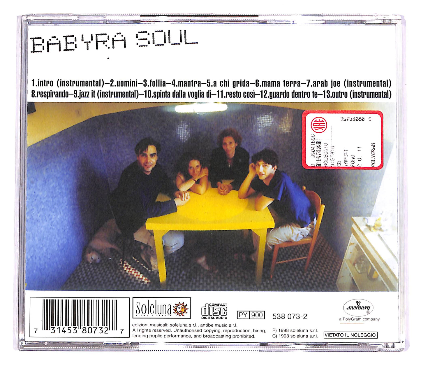 EBOND Babyra Soul - Presenta Babyra Soul CD CD060759