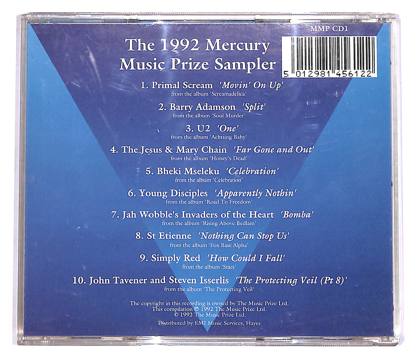 EBOND Various - The 1992 Mercury Music Prize Sampler CD CD060760
