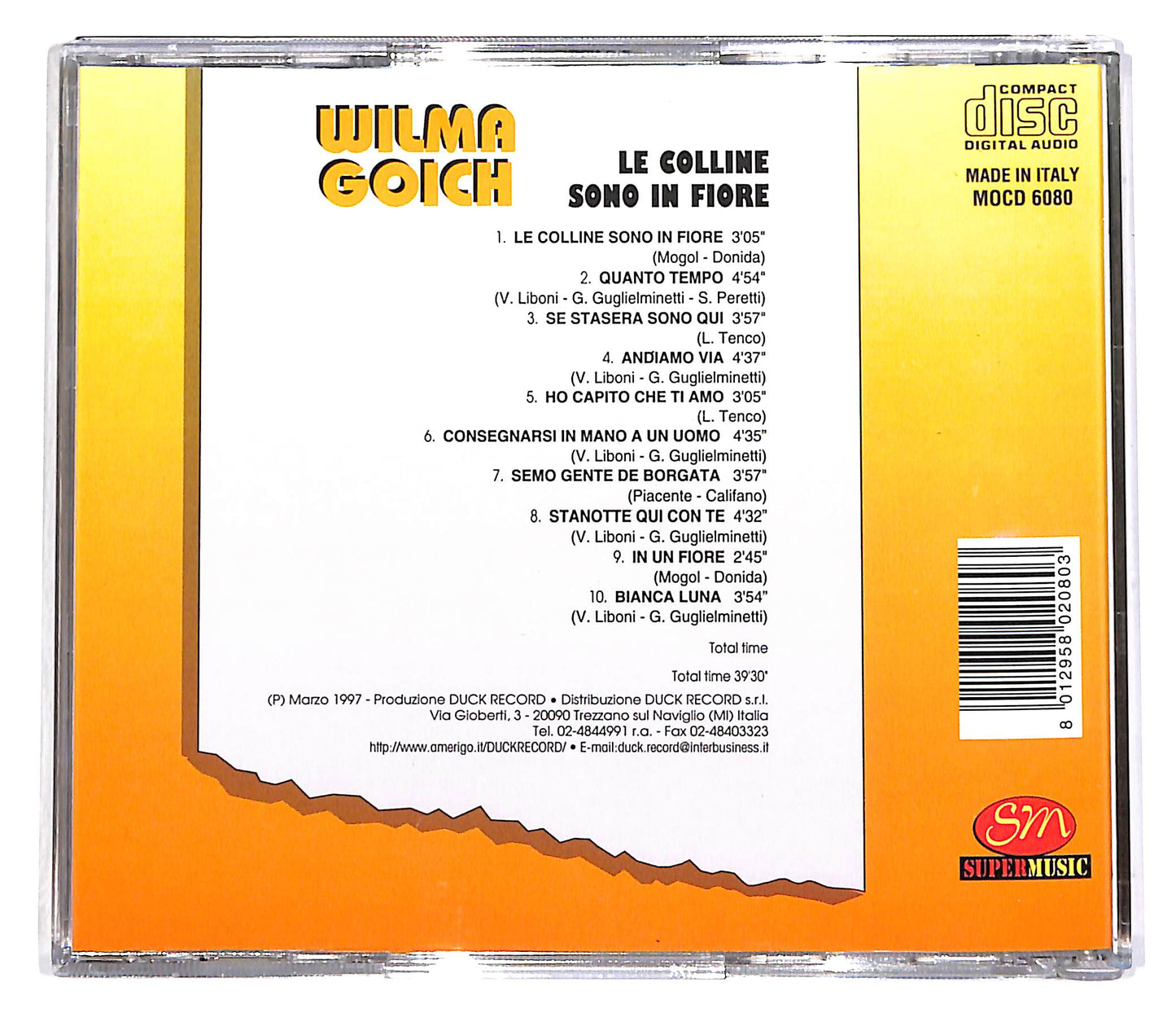 EBOND Wilma Goich - Le Colline Sono In Fiore CD CD060831