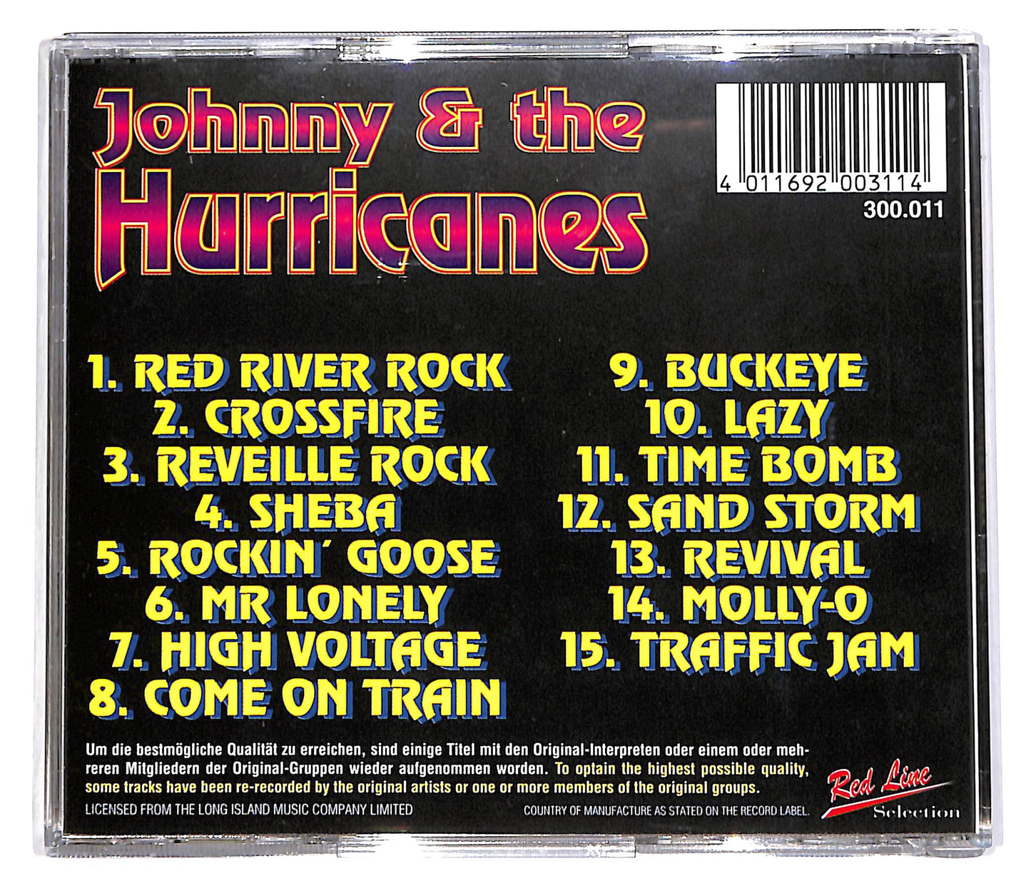 EBOND Johnny And The Hurricanes - Red River Rock CD CD060838