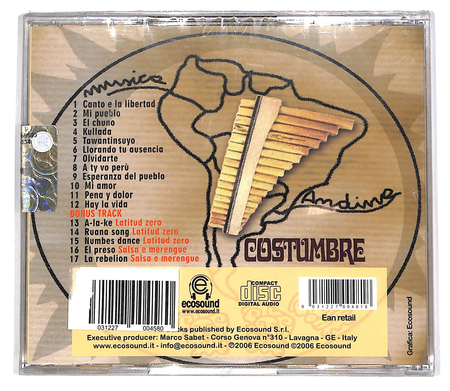 EBOND Various - Costumbre CD CD060851
