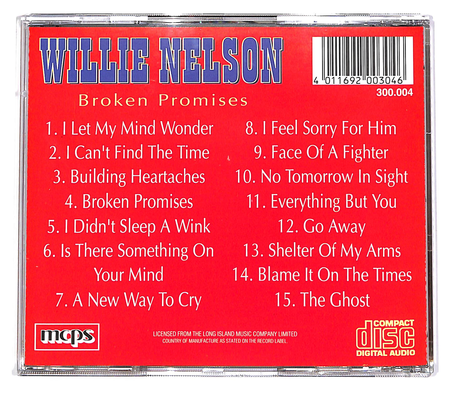 EBOND Willie Nelson - Broken Promises CD CD060861