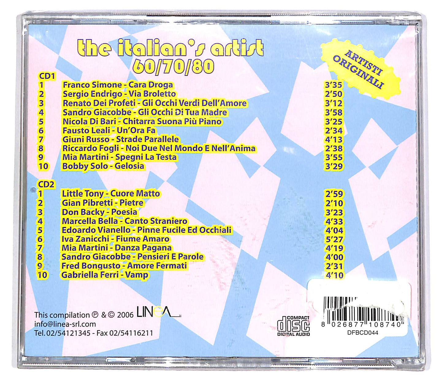 EBOND Various - The Italian's Band 60/70/80 vol.4 (2 dischi) CD CD060904