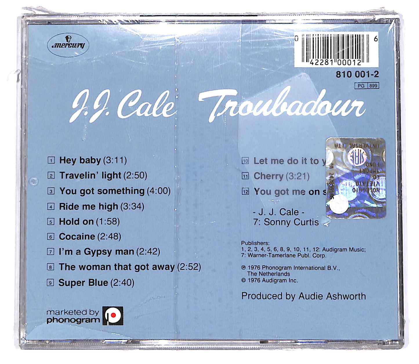 EBOND J.J. Cale - Troubadour CD CD060913