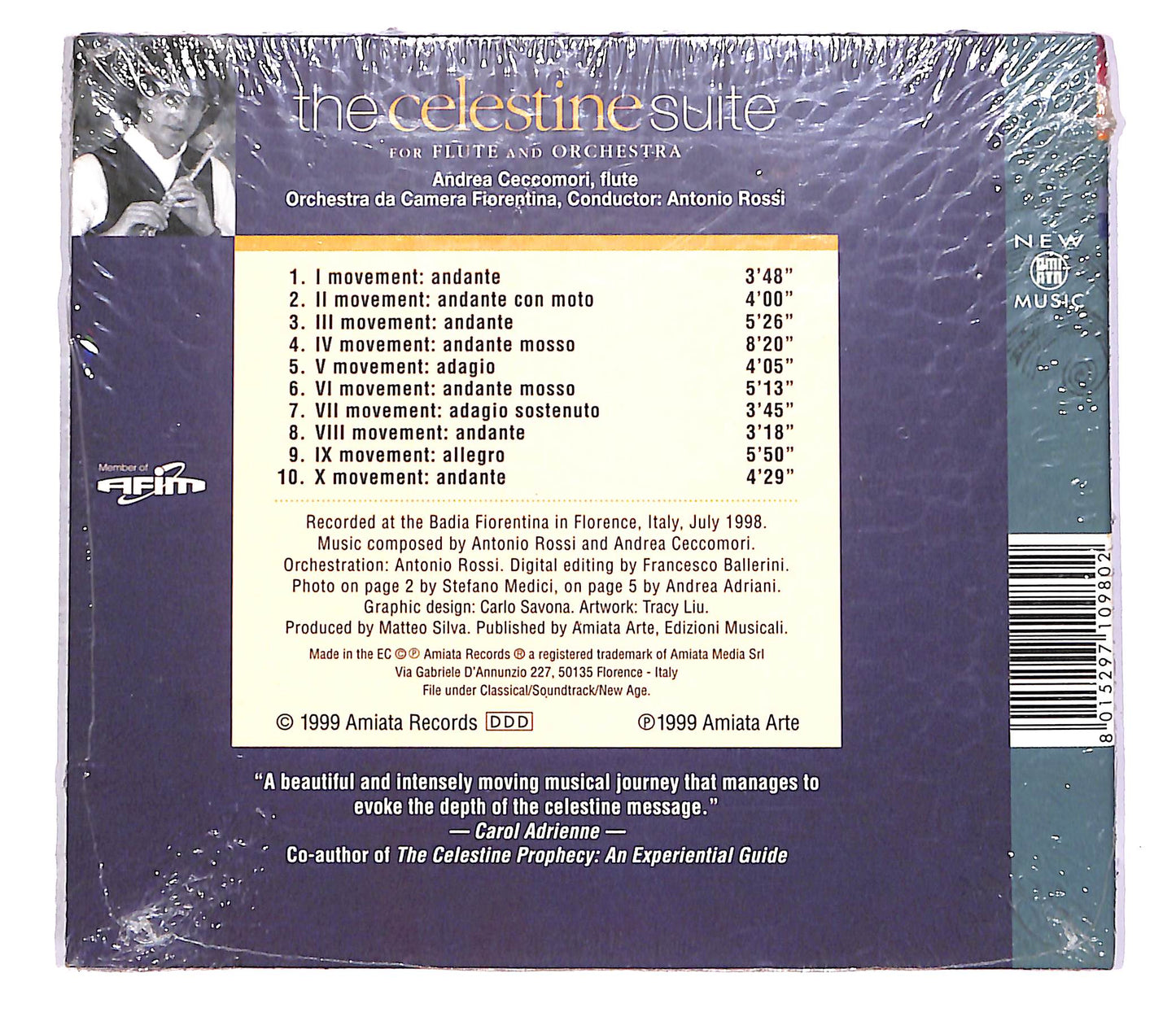 EBOND Andrea Ceccomori & Antonio Rossi - The Celestine Suite CD CD061002
