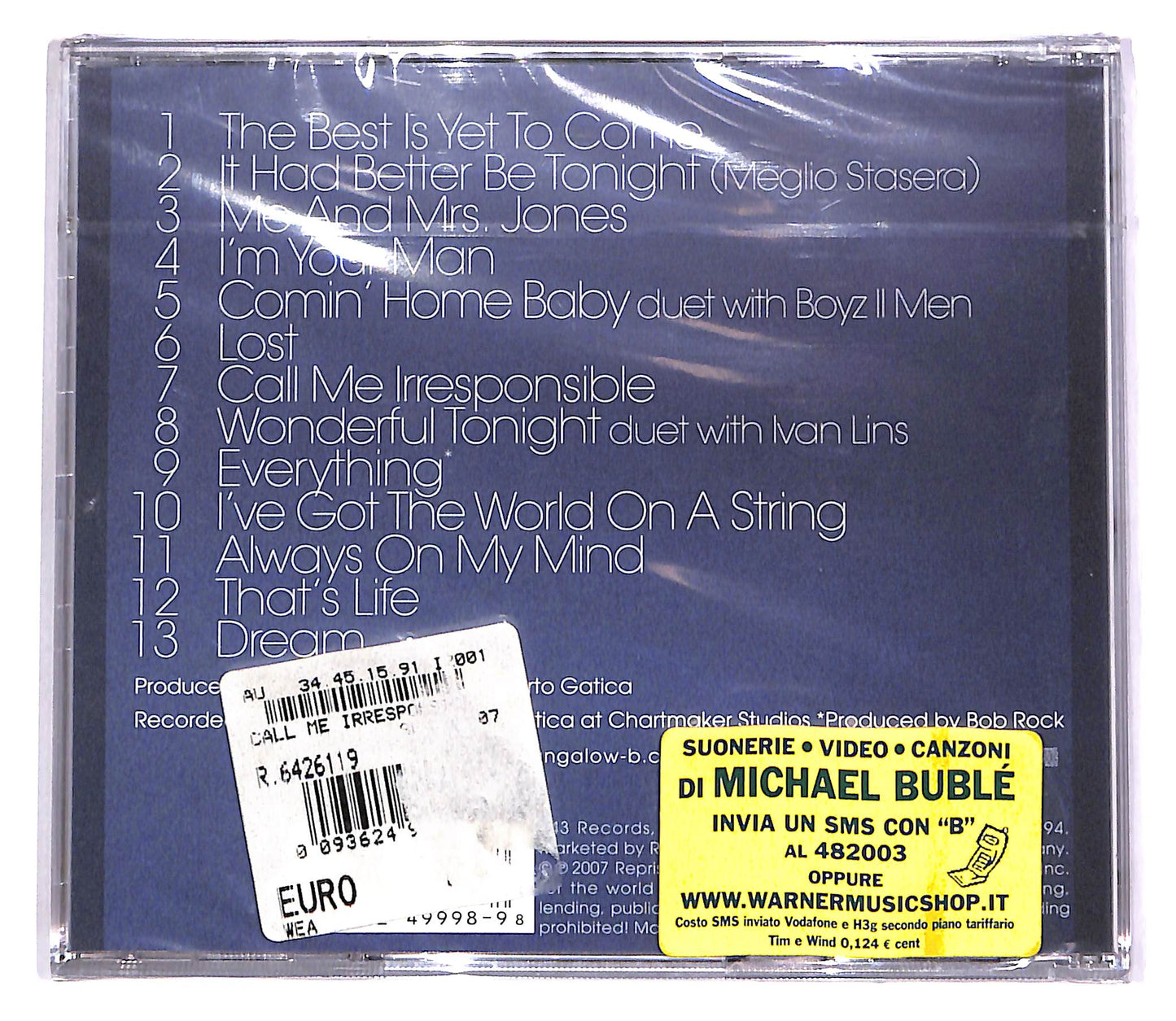 EBOND Michael Buble - Call Me Irresponsible CD CD061011