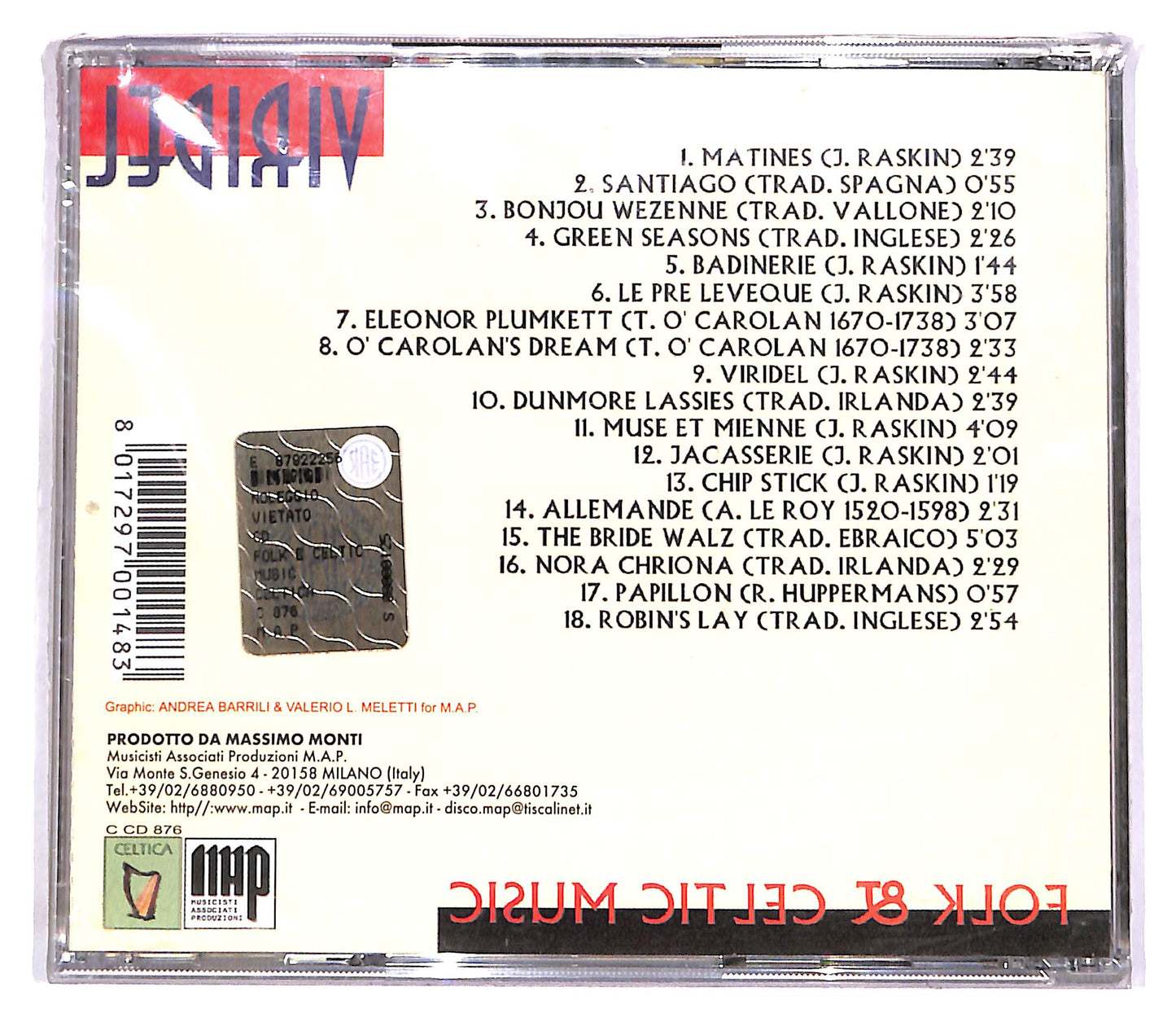 EBOND Viridel - Folk & Celtic Music CD CD061029