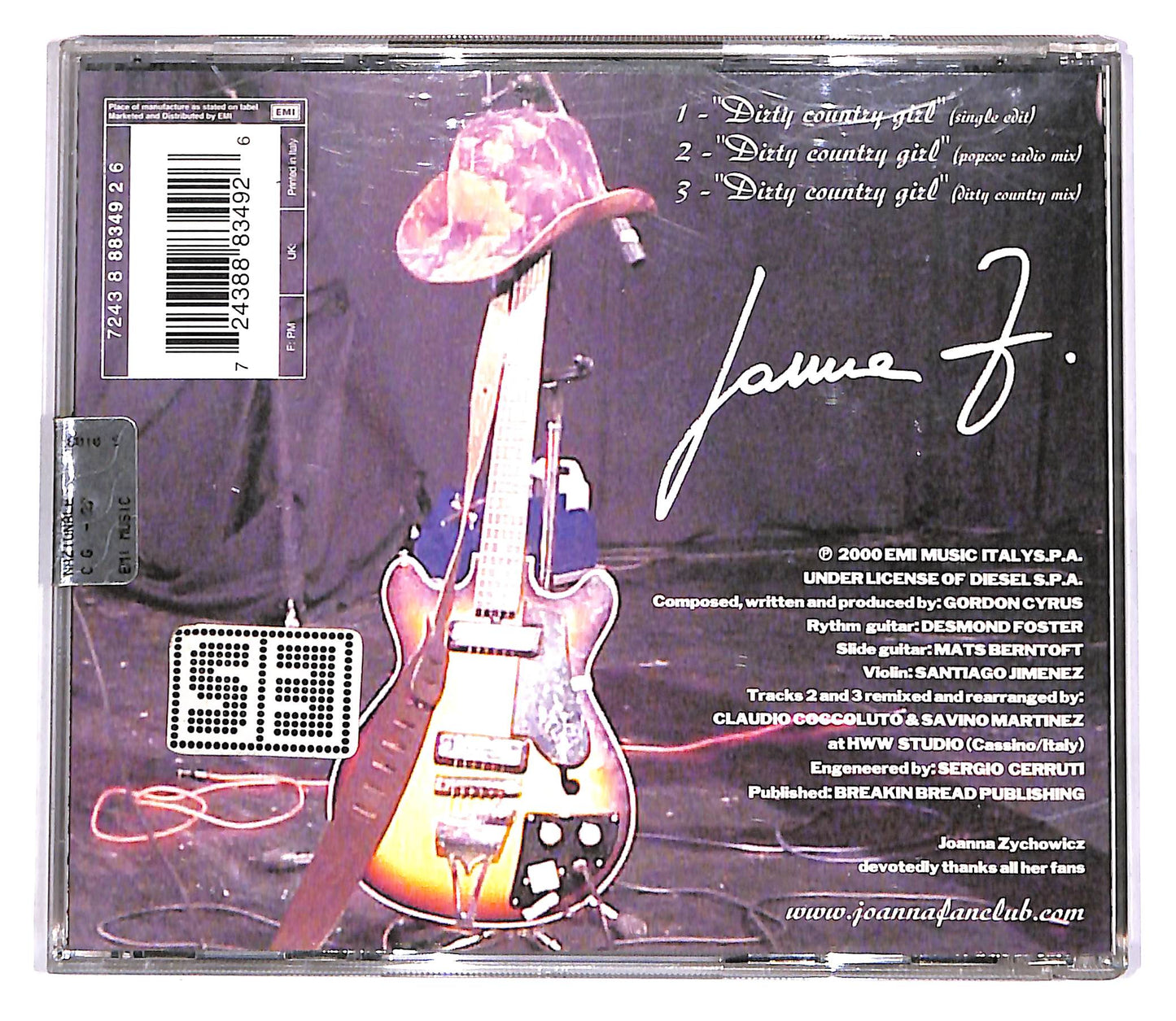 EBOND Joanna Zychowicz - Dirty Country Girl CD CD061055