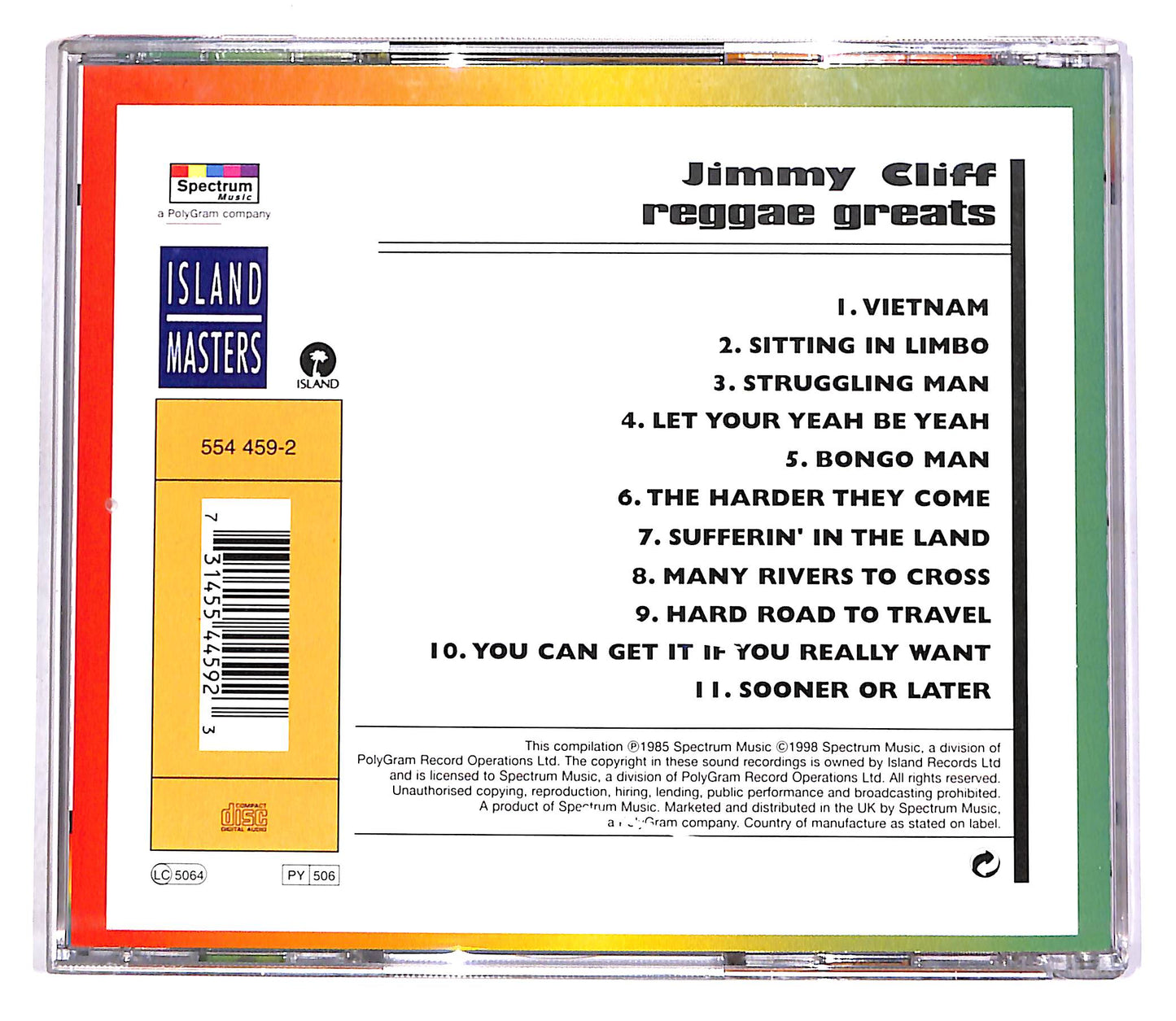 EBOND Jimmy Cliff - Reggae Greats CD CD061128