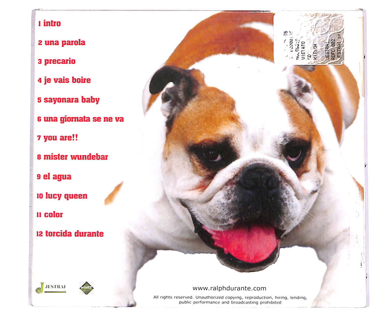 EBOND Ralph Durante Football Club - Kitsch EDITORIALE CD CD061205