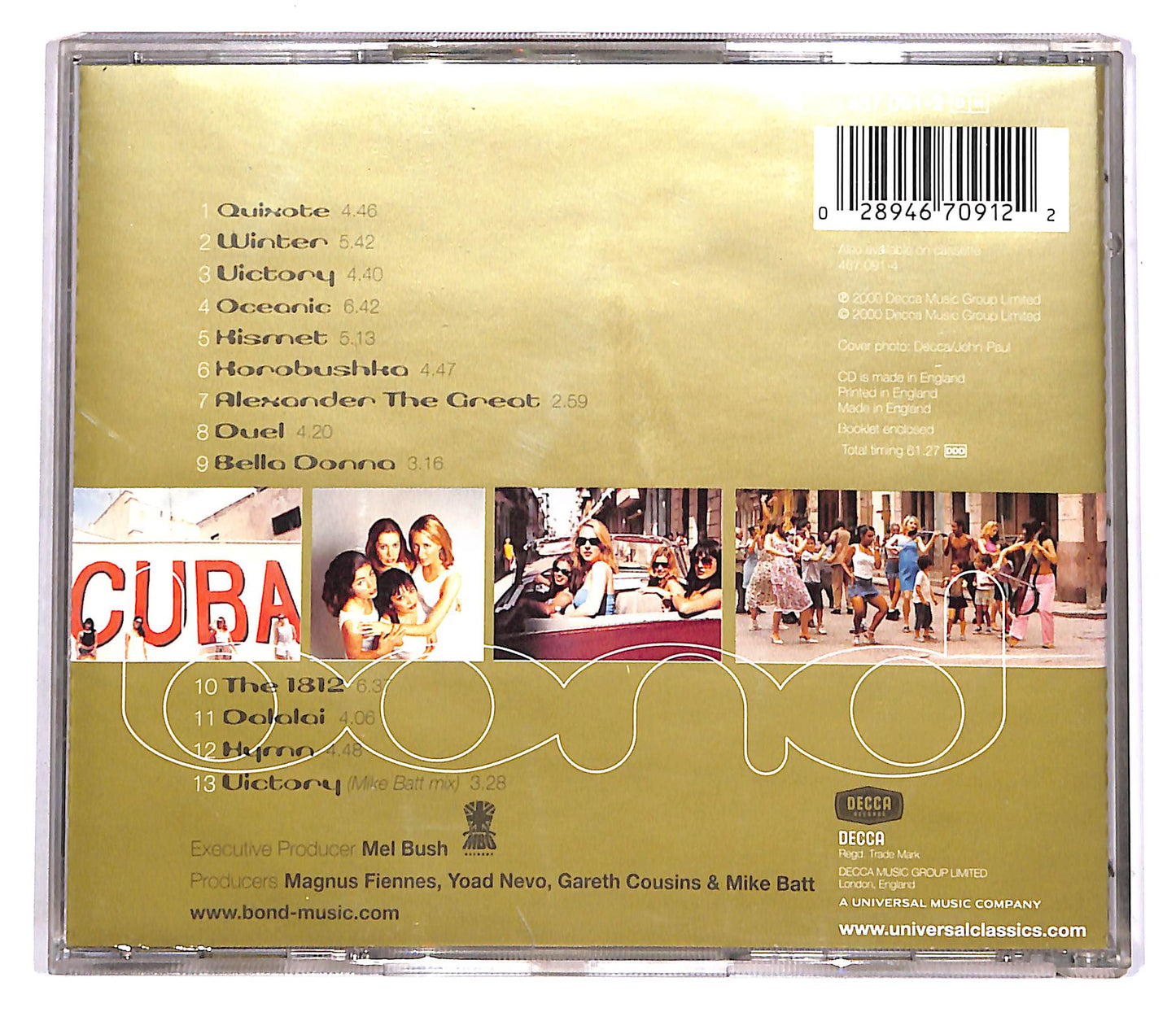 EBOND Bond - Born CD CD061214