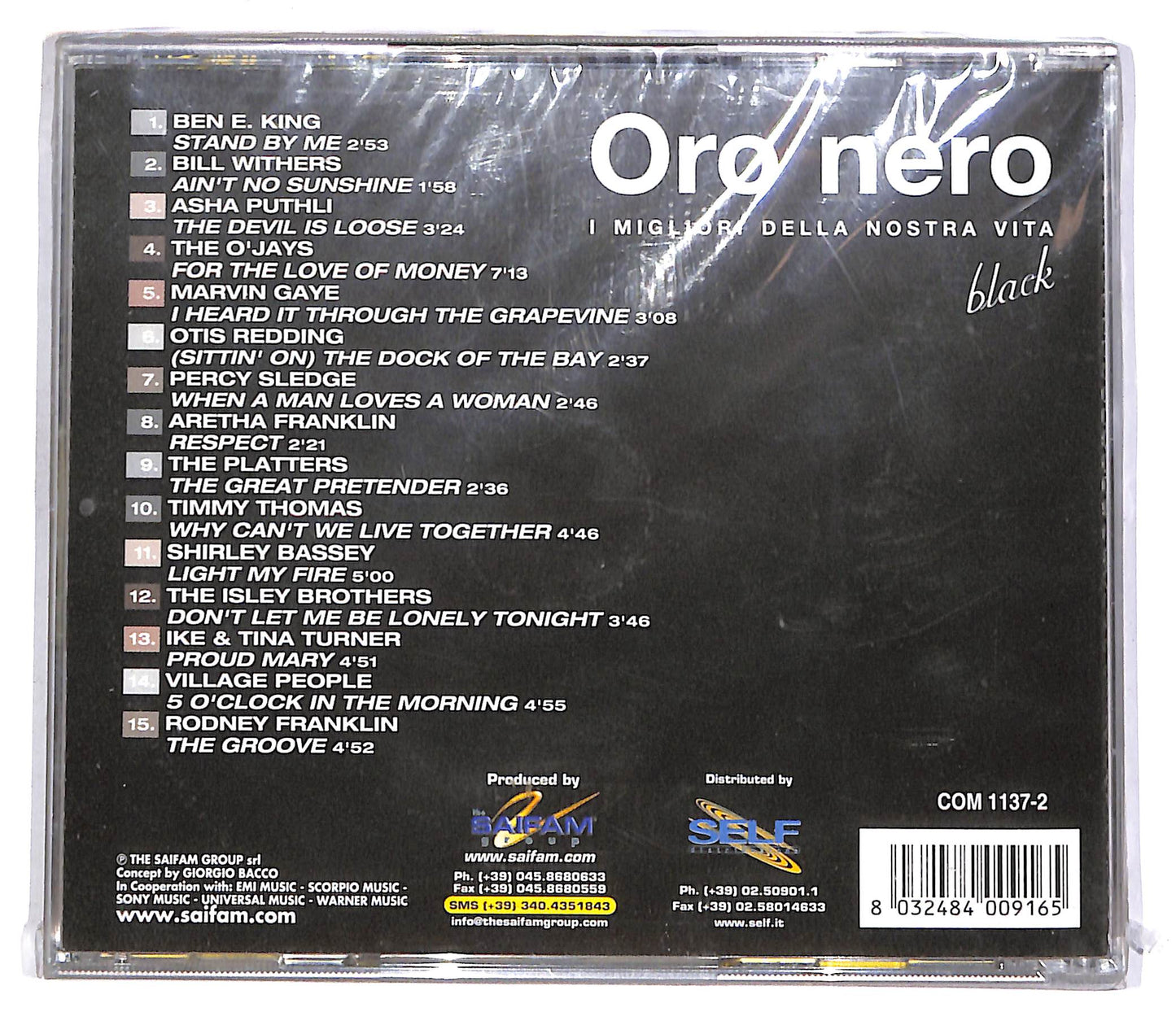 EBOND Various - Oro Nero - I Migliori Della Nostra Vita Black CD CD061238