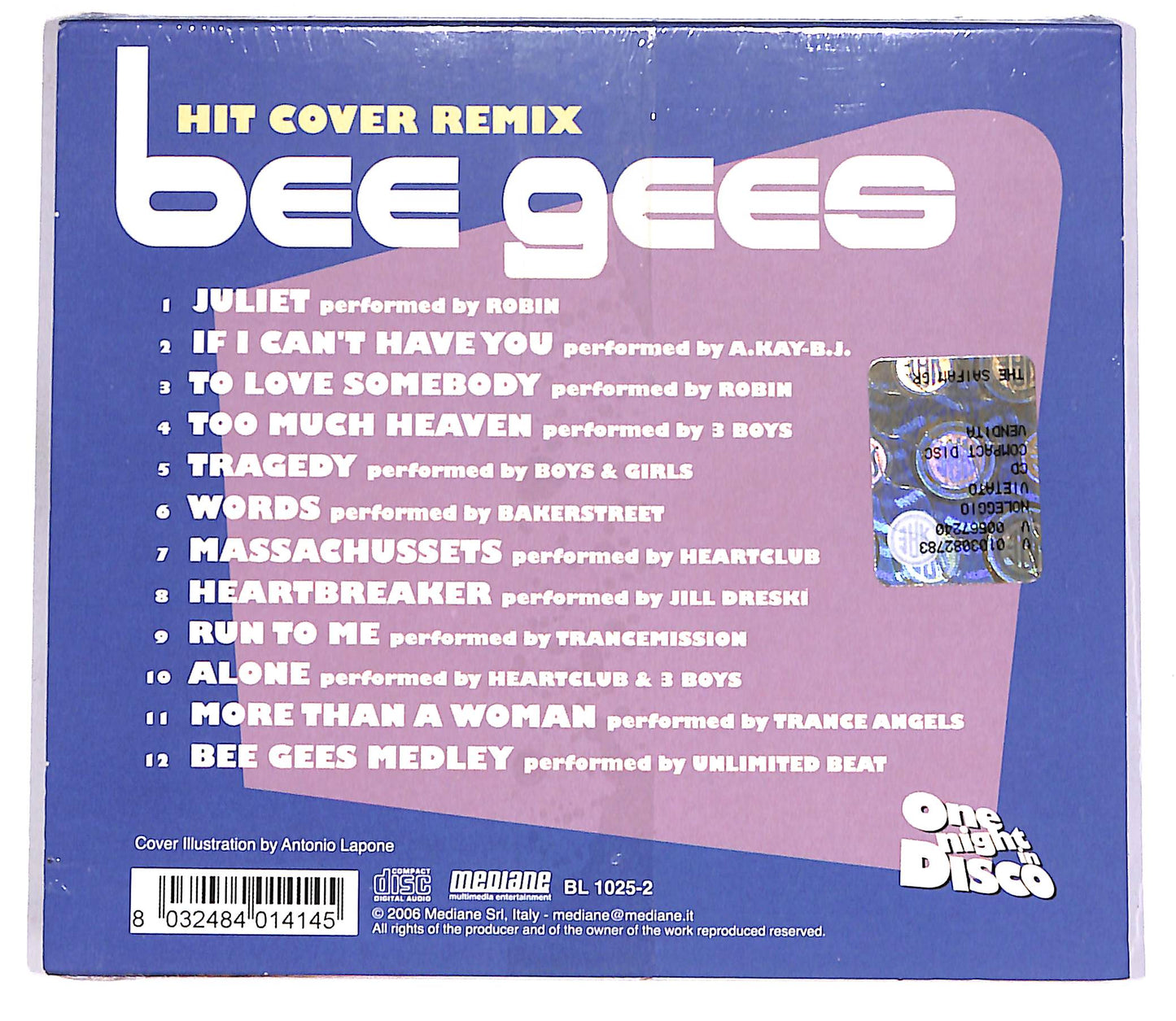 EBOND Various - One Night In Disco - Bee Gees CD CD061257