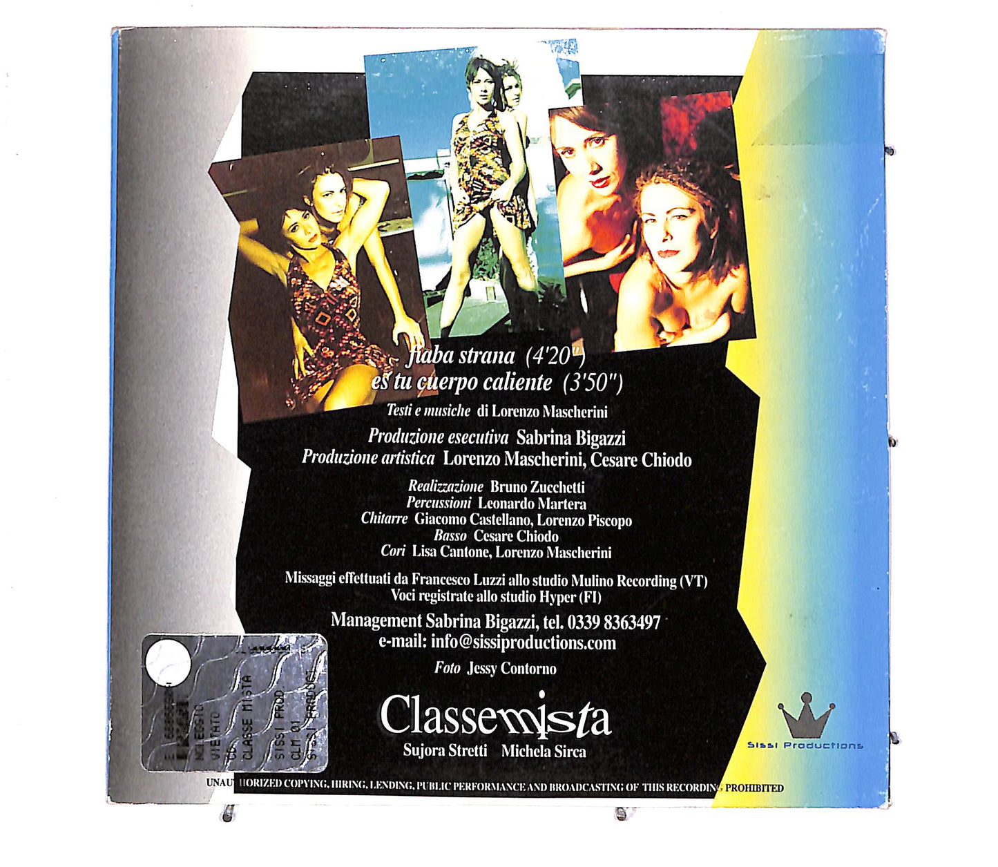 EBOND Classe Mista - Fiaba Strana / Es Tu Cuerpo Caliente CD CD061269