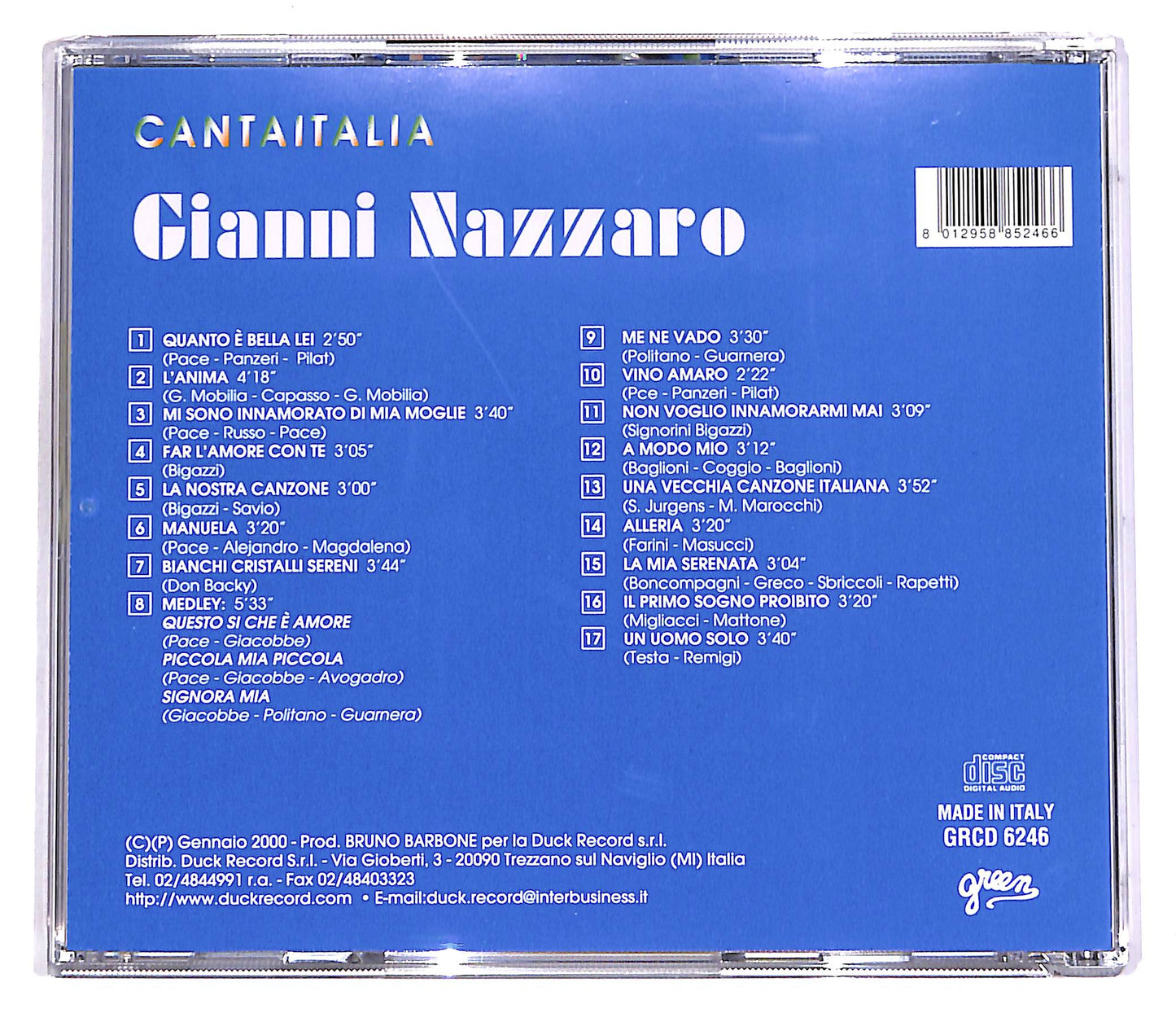 EBOND Gianni Nazzaro - Gianni Nazzaro CD CD061331