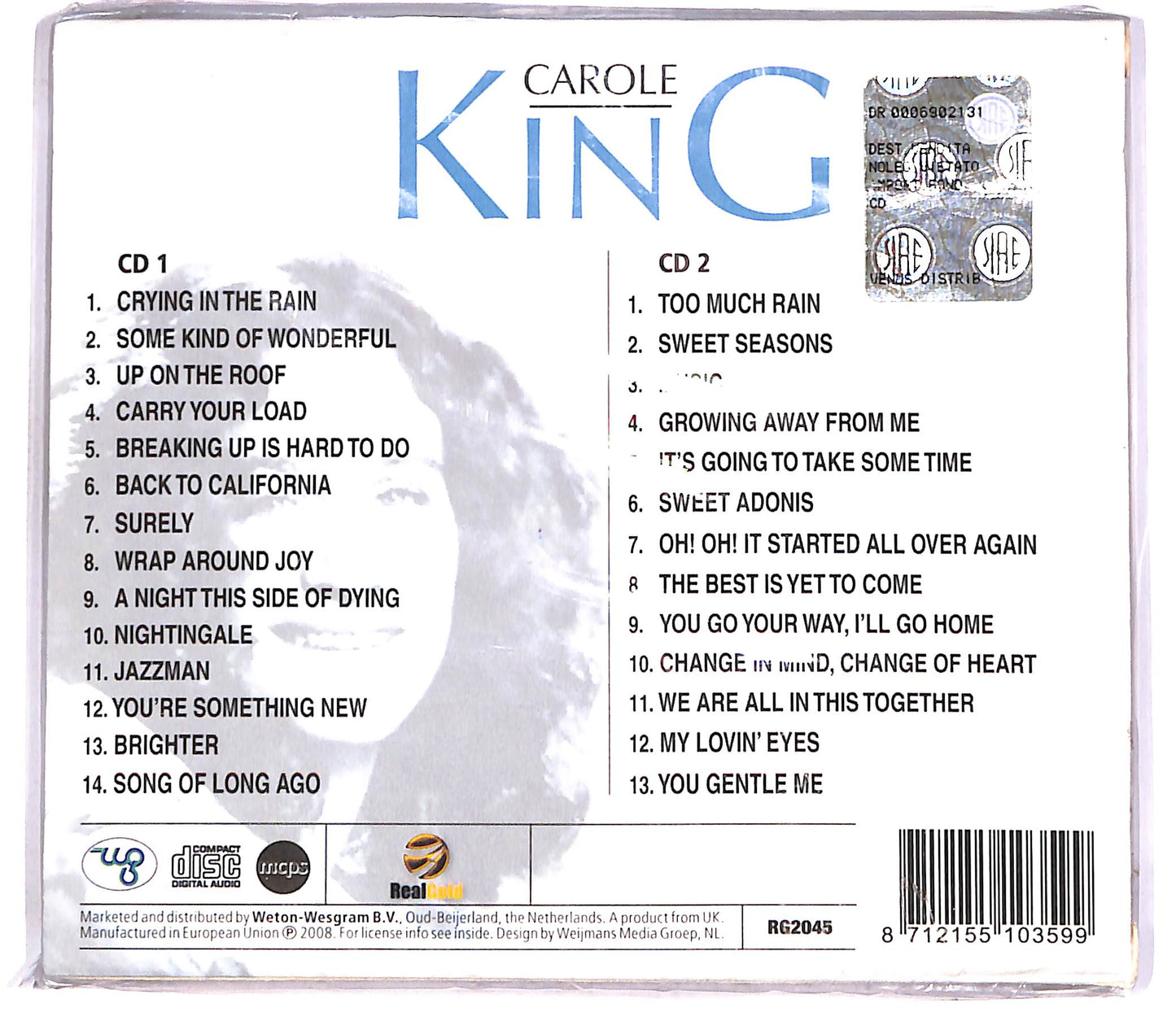 EBOND Carole King - Carole King (2 dischi) CD CD061332