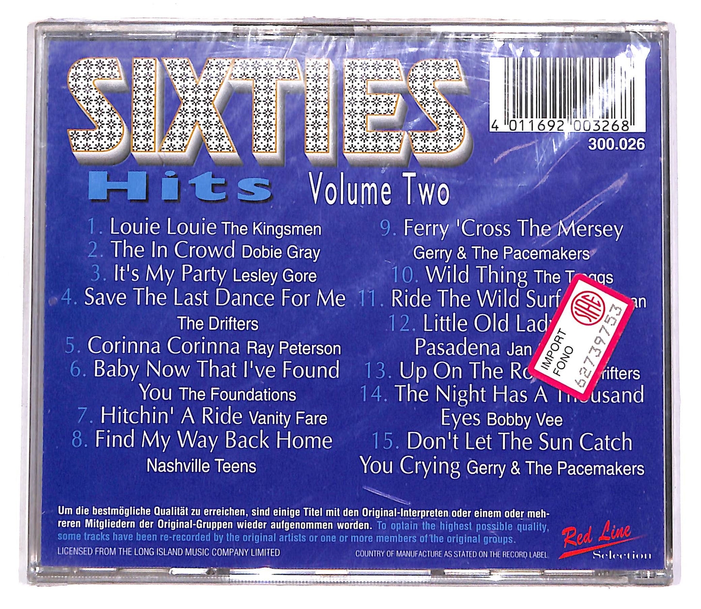 EBOND Sixties Hits - Volume Two CD CD061605