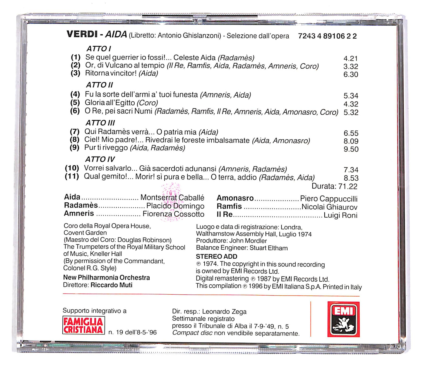 EBOND Giuseppe Verdi - Aida - Le Pagine Piu Belle EDITORIALE CD CD061633