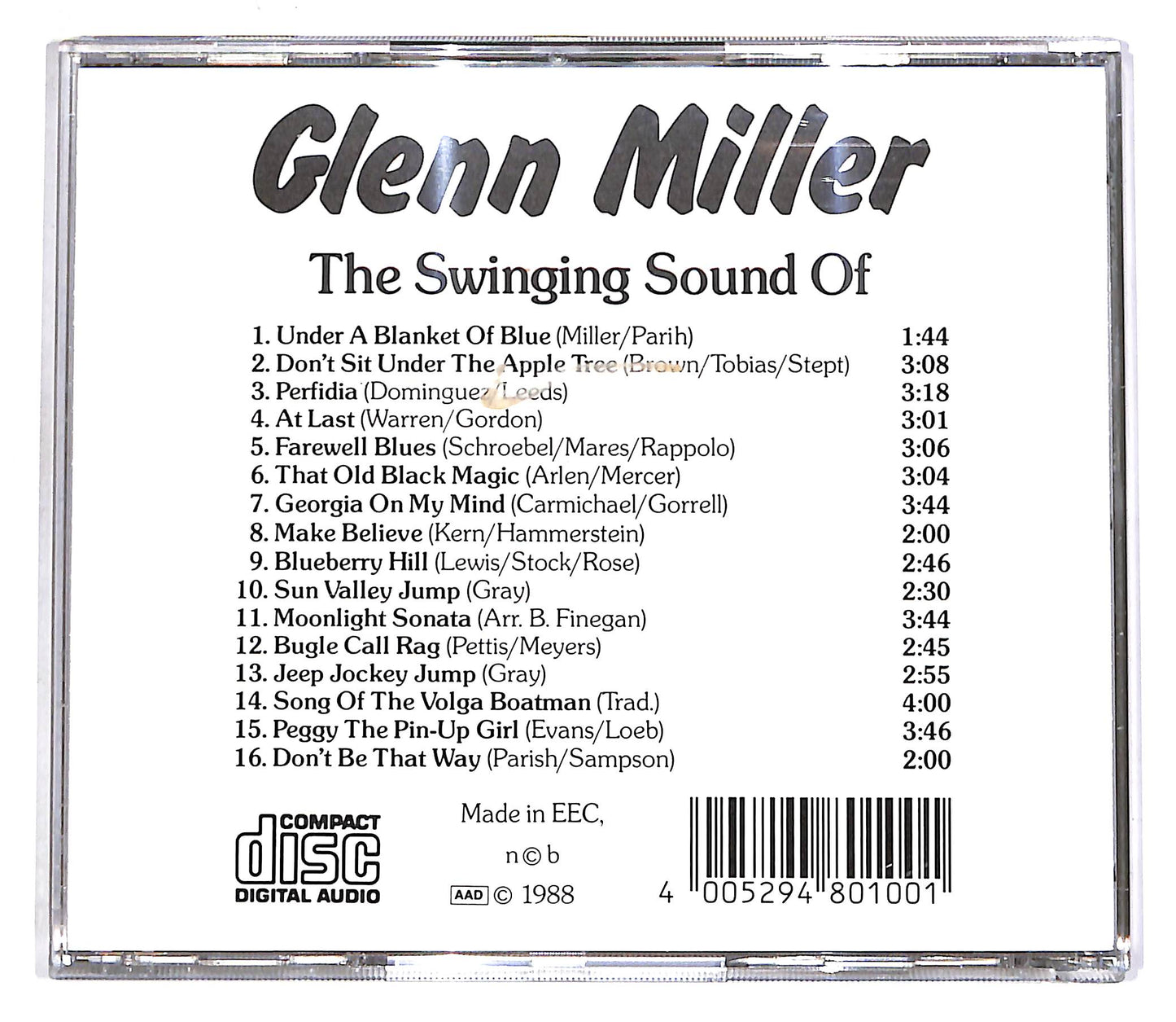 EBOND Glenn Miller - The Swinging Sound Of CD CD061643
