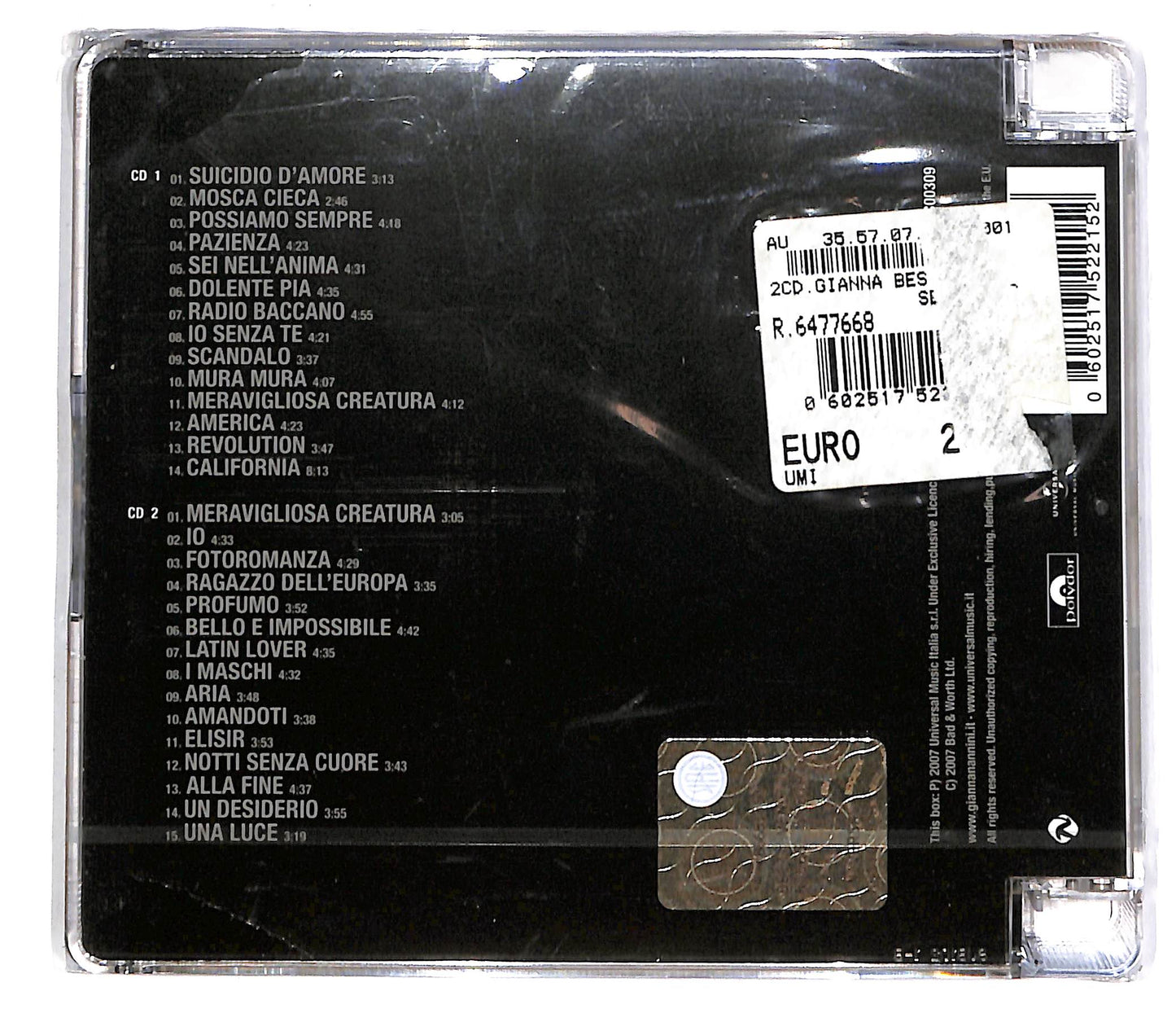 EBOND Gianna Nannini - Giannabest (2 dischi) CD CD061719