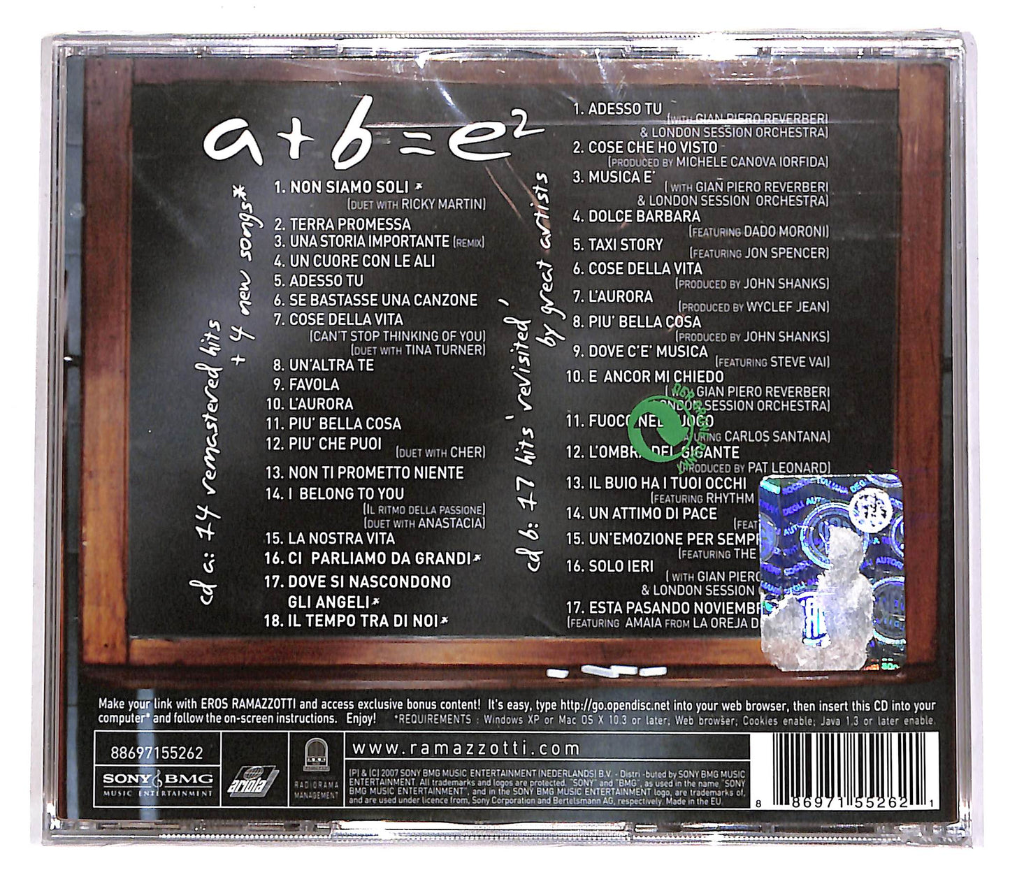 EBOND Eros Ramazzotti - E² CD CD061746