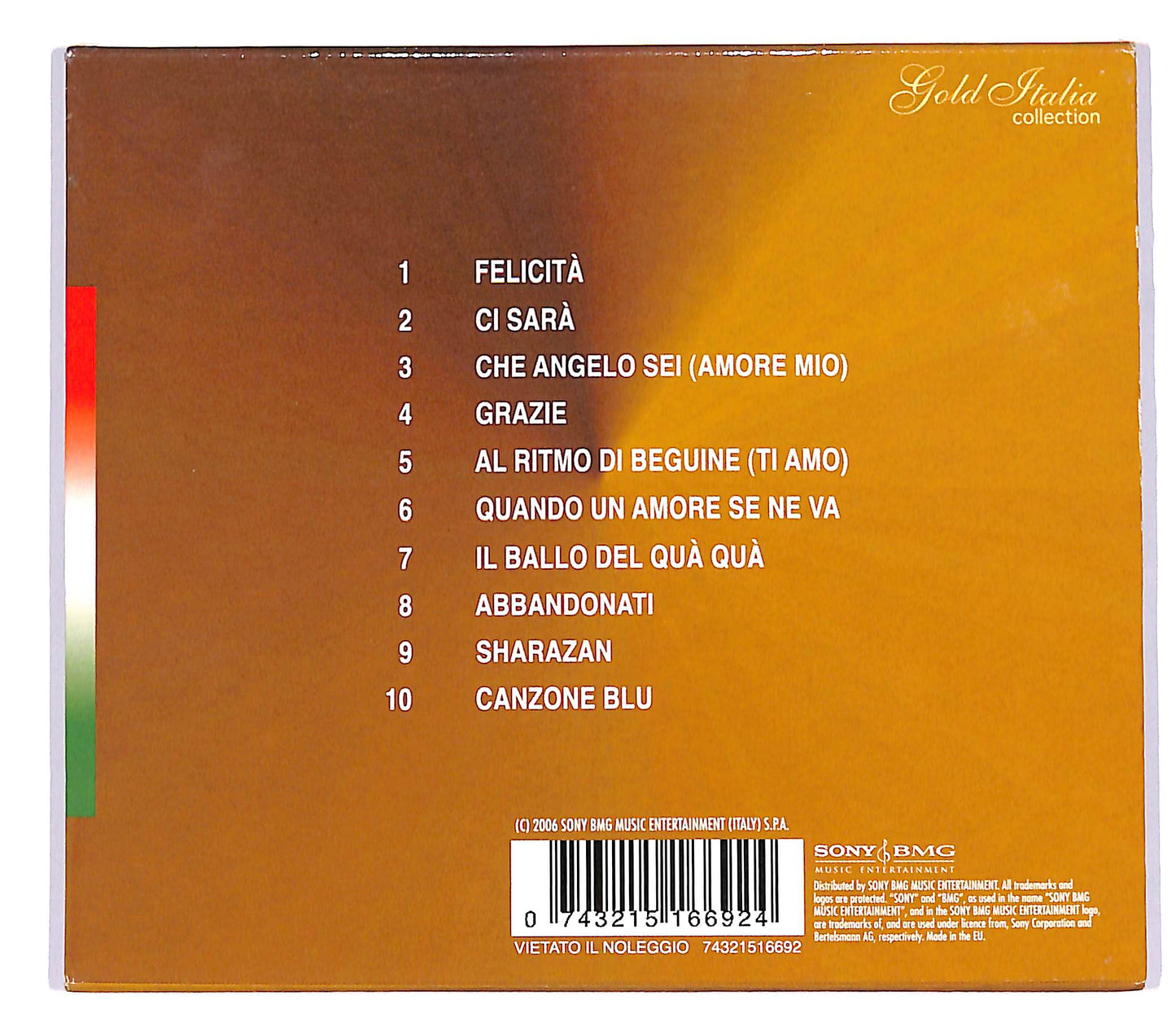 EBOND Al Bano E Romina Power - Gold Italia Collection CD CD061821