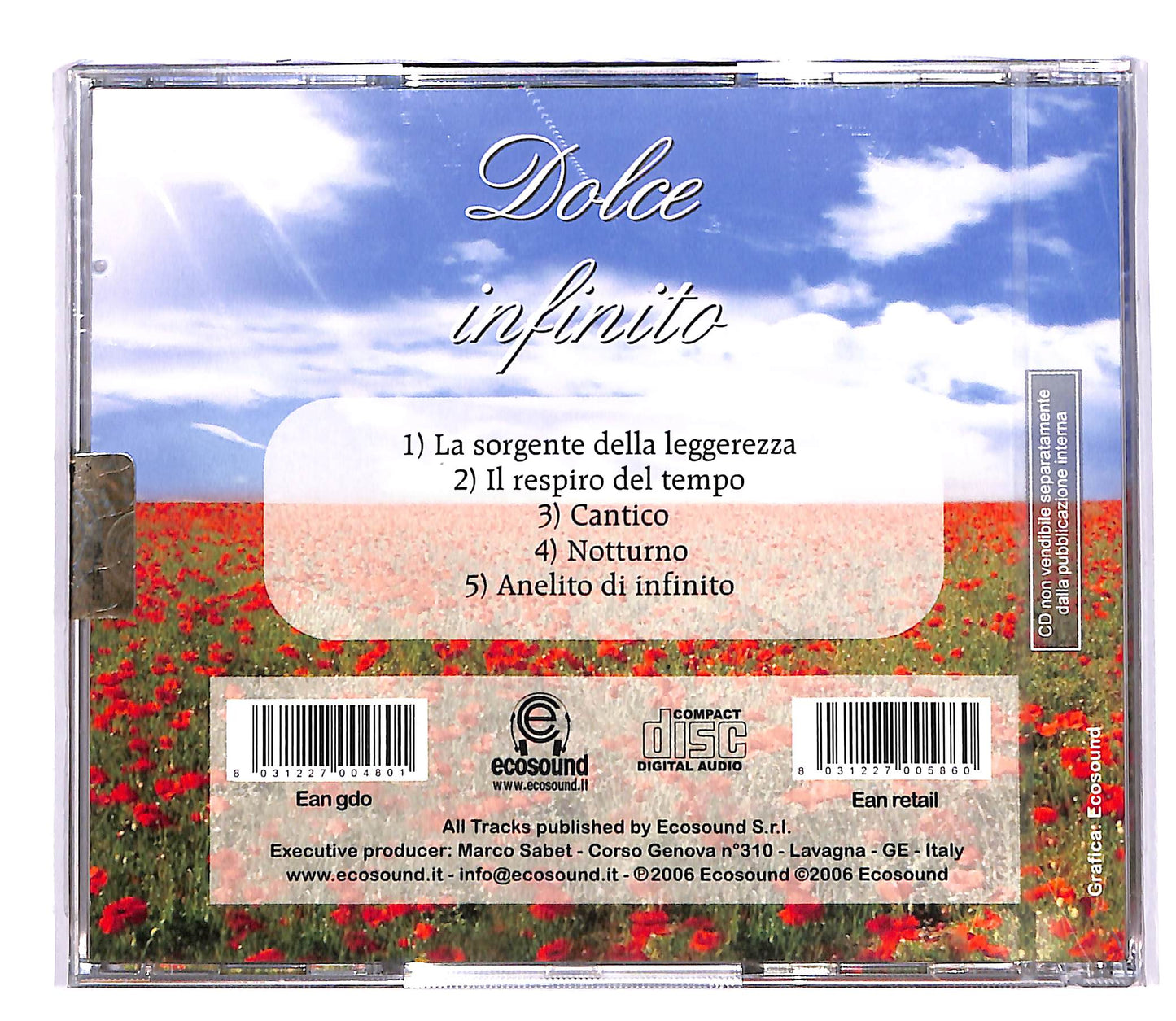 EBOND Various - dolce infinito CD CD061921