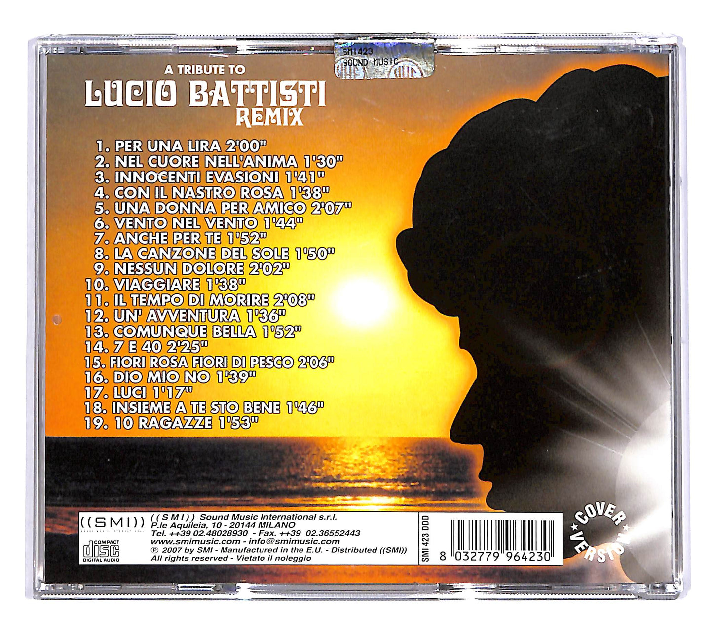 EBOND Various - A Tribute to Lucio Battisti remix CD CD061922