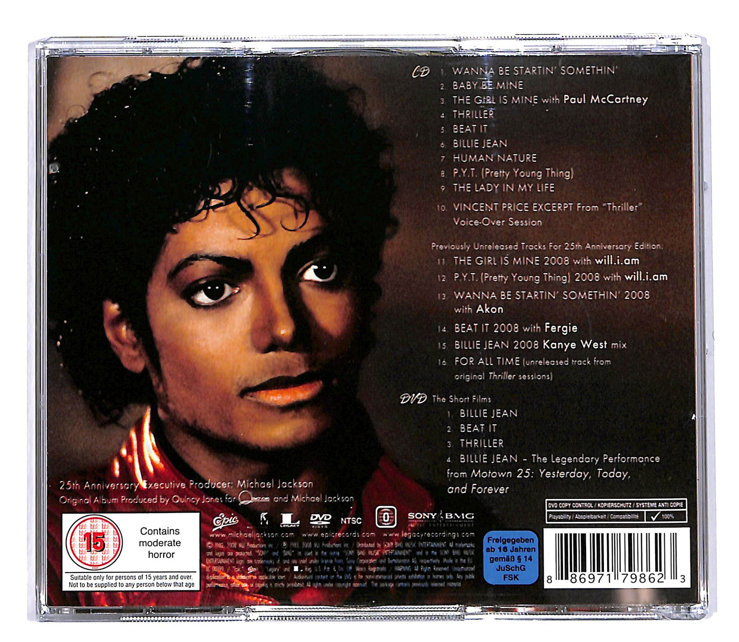 EBOND Michael Jackson - Thriller 25 + DVD Slipcase CD CD061929