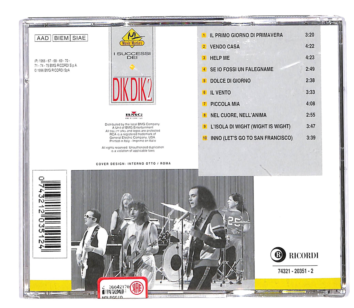 EBOND I Dik Dik - I Successi Dei Dik Dik CD CD062034