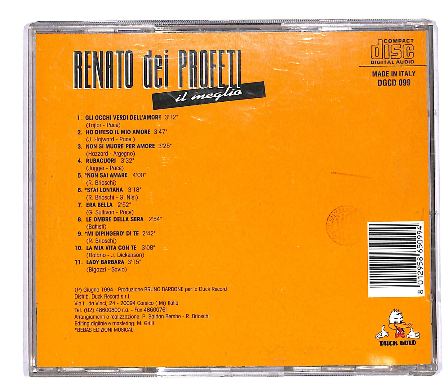 EBOND Renato Dei Profeti - Il Meglio CD CD062051