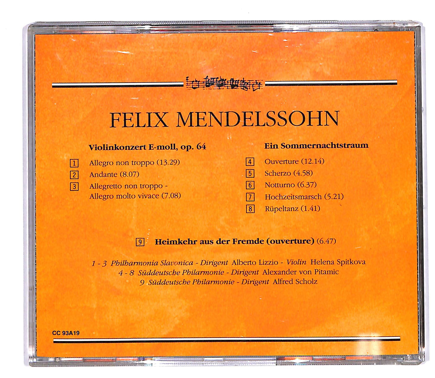EBOND Mendelssohn - I Capolavori EDITORIALE CD CD062116