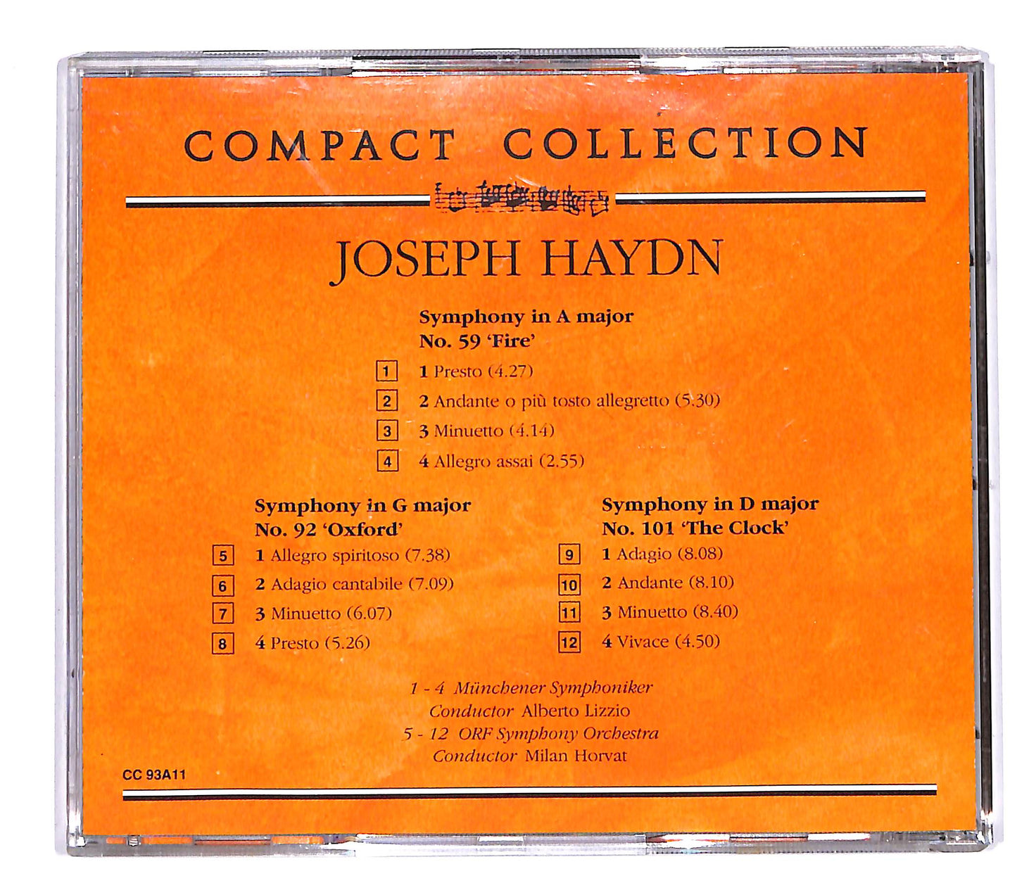 EBOND Haydn - I Capolavori: Sinfonia In La Maggiore N. 59 CD CD062132