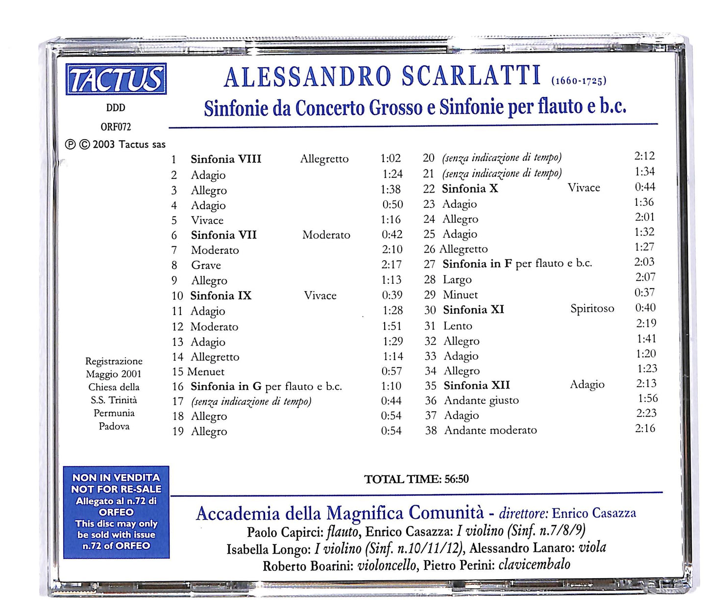 EBOND Alessandro Scarlatti - Sinfonie Da Concerto Grosso CD CD062145