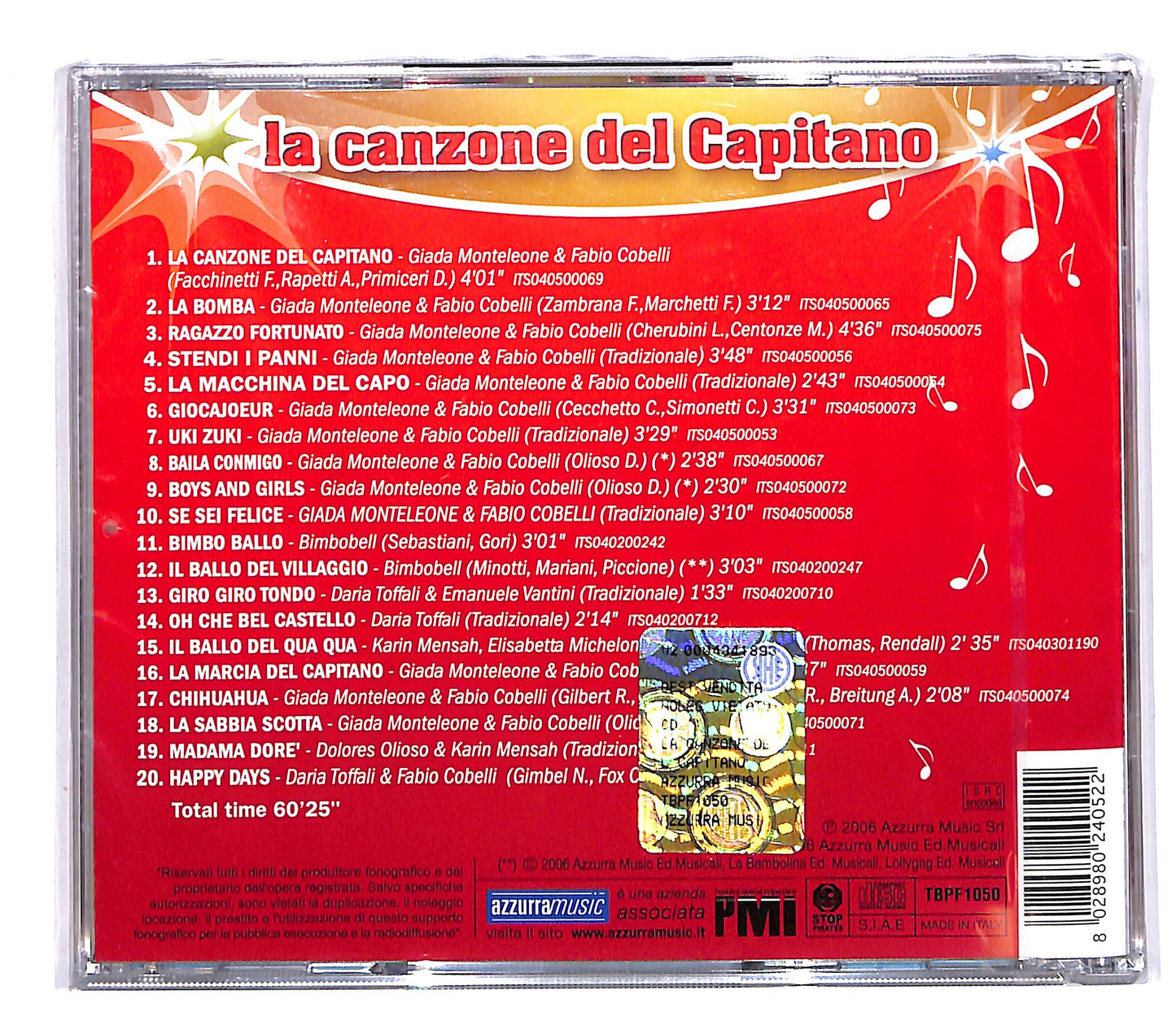 EBOND Various - La canzone del capitano CD CD062222