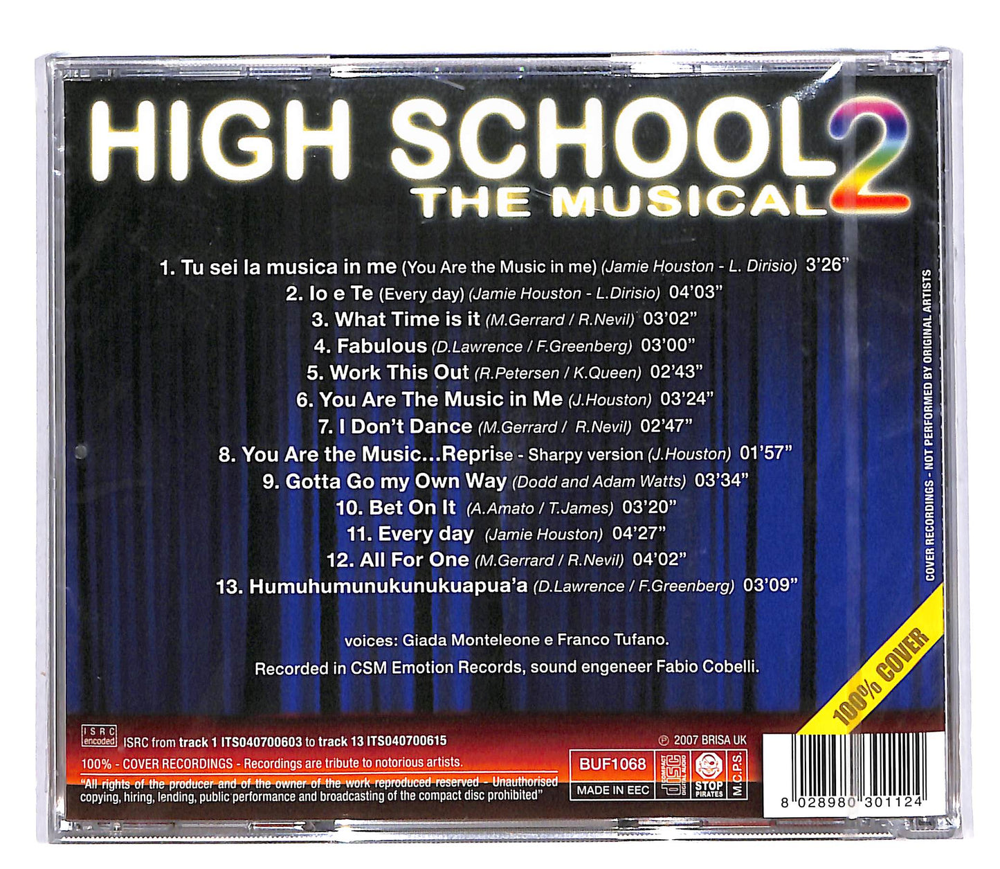 EBOND Various - High School 2 the musical CD CD062229