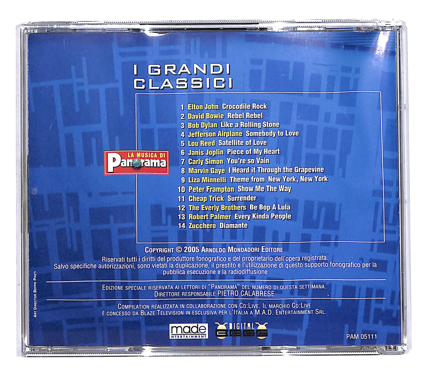 EBOND Various - Live! Collection I Grandi Classici 1 EDITORIALE CD CD062244
