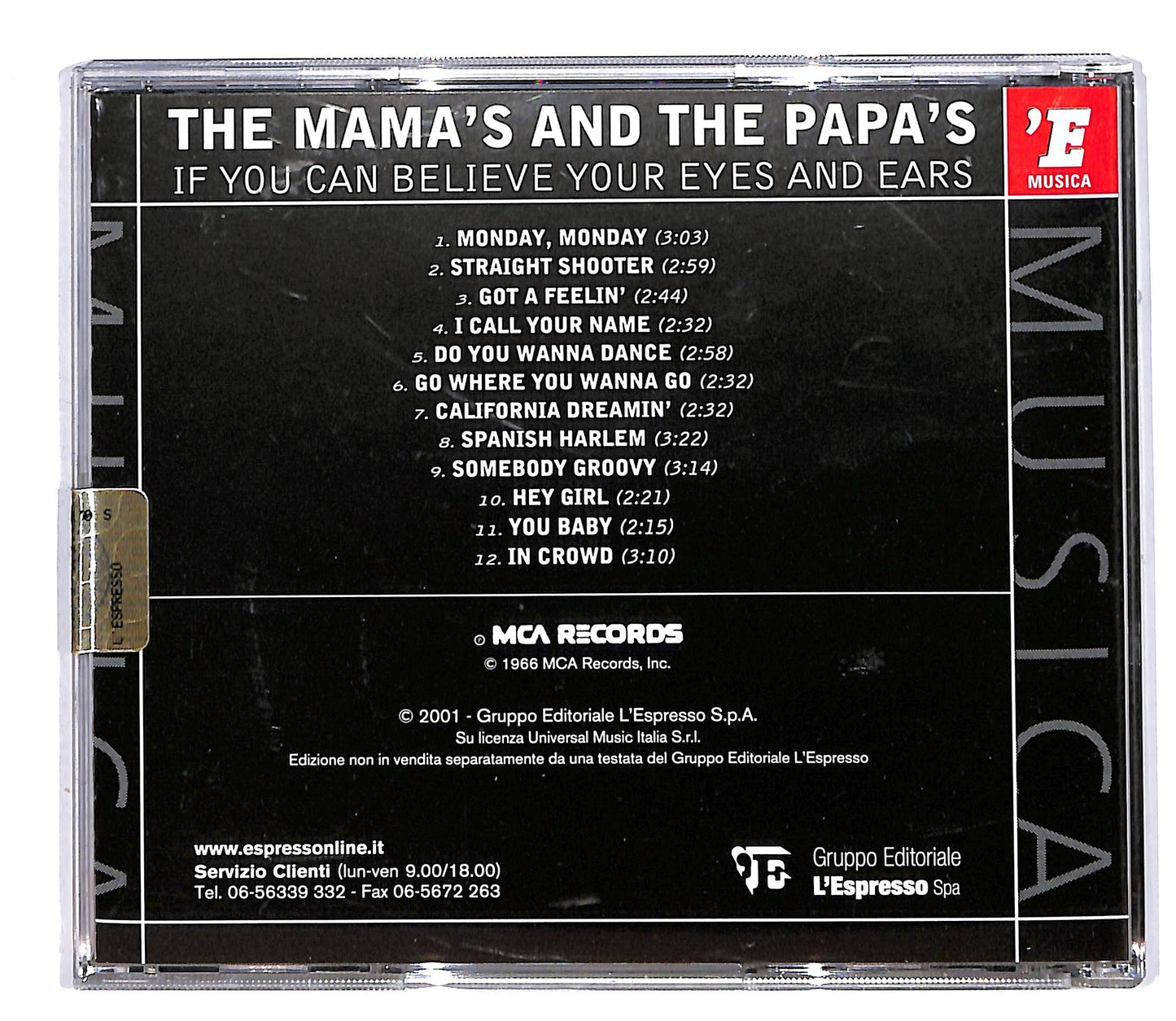 EBOND The Mama's and The Papa's - If You Can Believe EDITORIALE CD CD062251