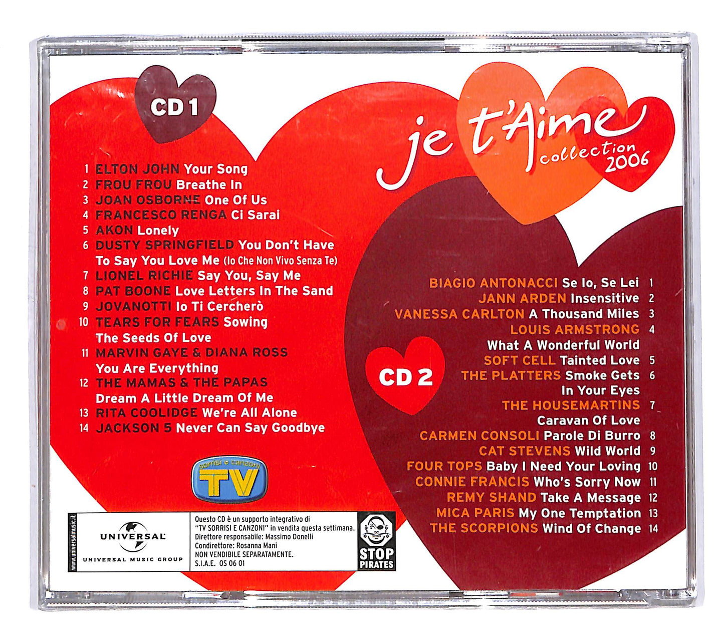 EBOND Various - Je T'Aime Collection 2006 EDITORIALE CD CD062310