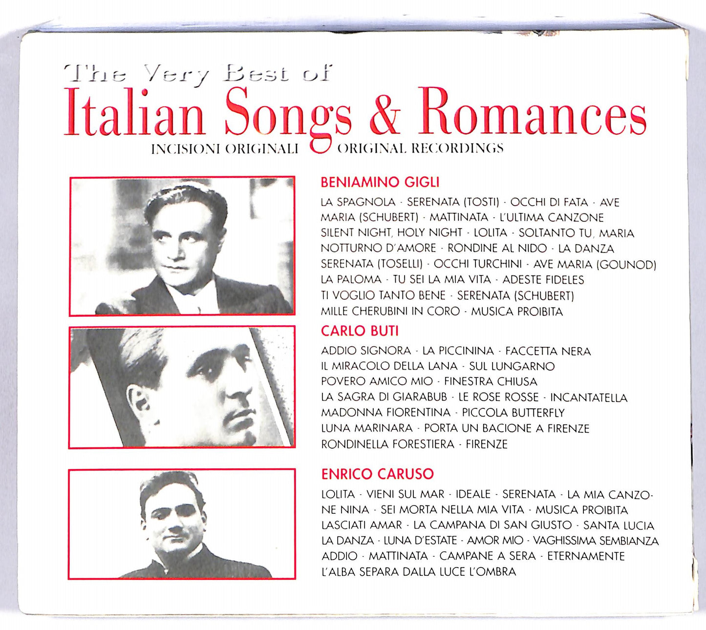 EBOND Various - The very best of Italian songs e Romances CD CD062343