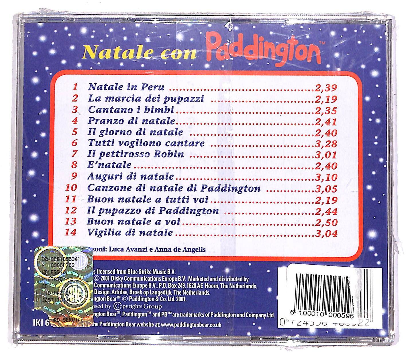 EBOND Various - Natale Con Paddington CD CD062407