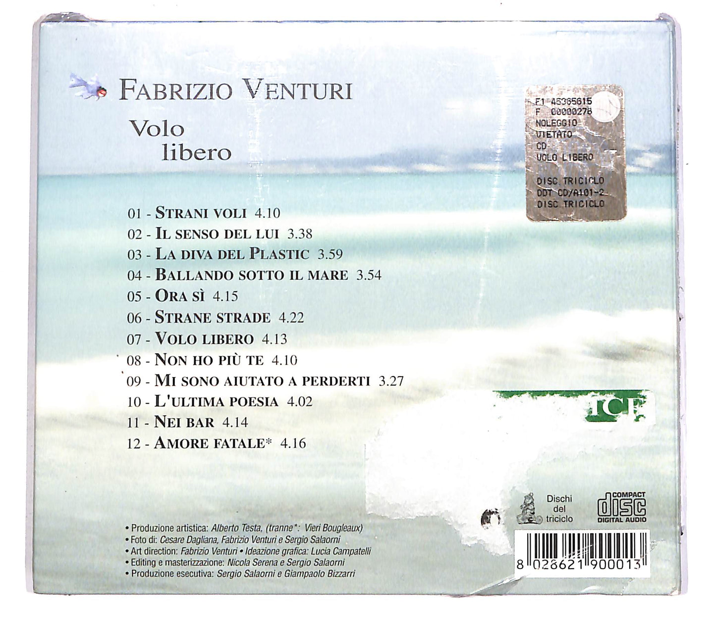EBOND Fabrizio Venturi - Volo Libero CD CD062410