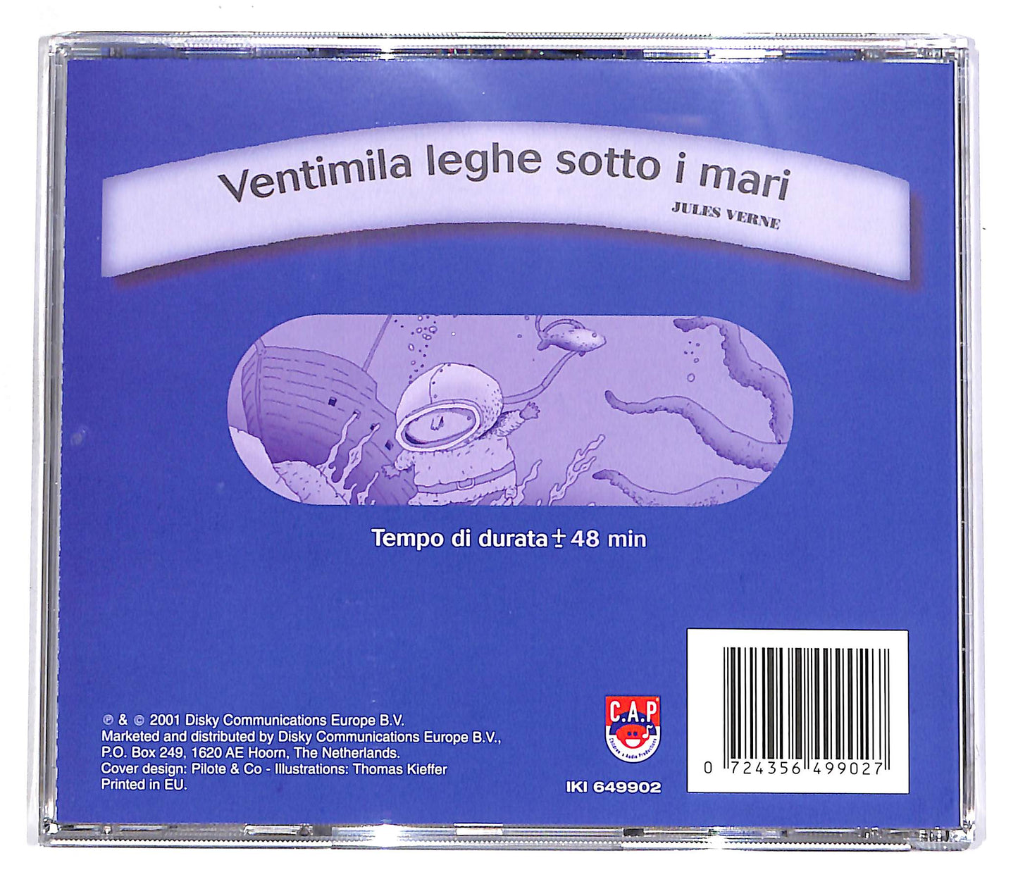 EBOND Jules Verne - Ventimila Leghe Sotto I Mari CD CD062431