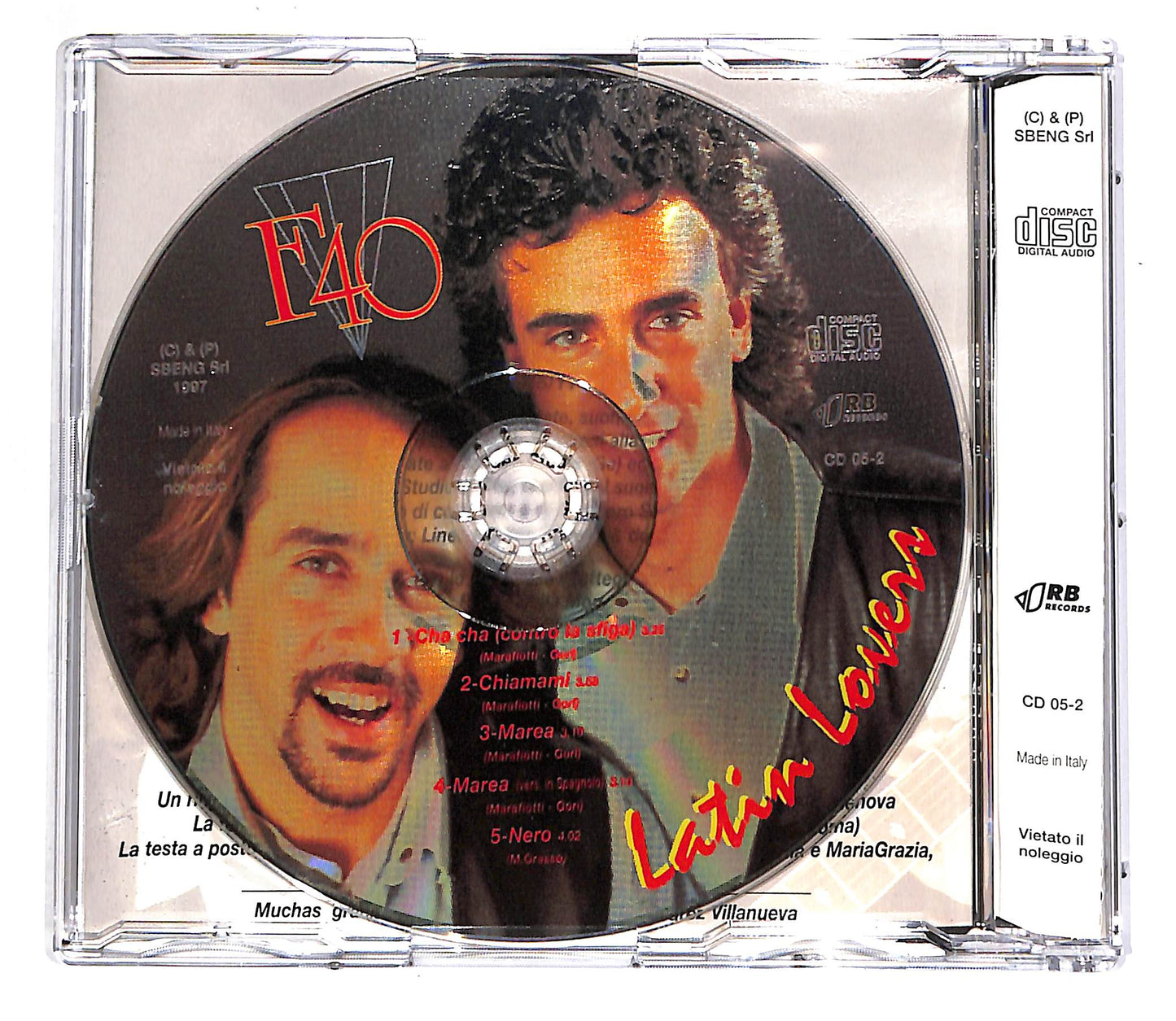 EBOND F40 - Latin Lovers EDITORIALE CD CD062433
