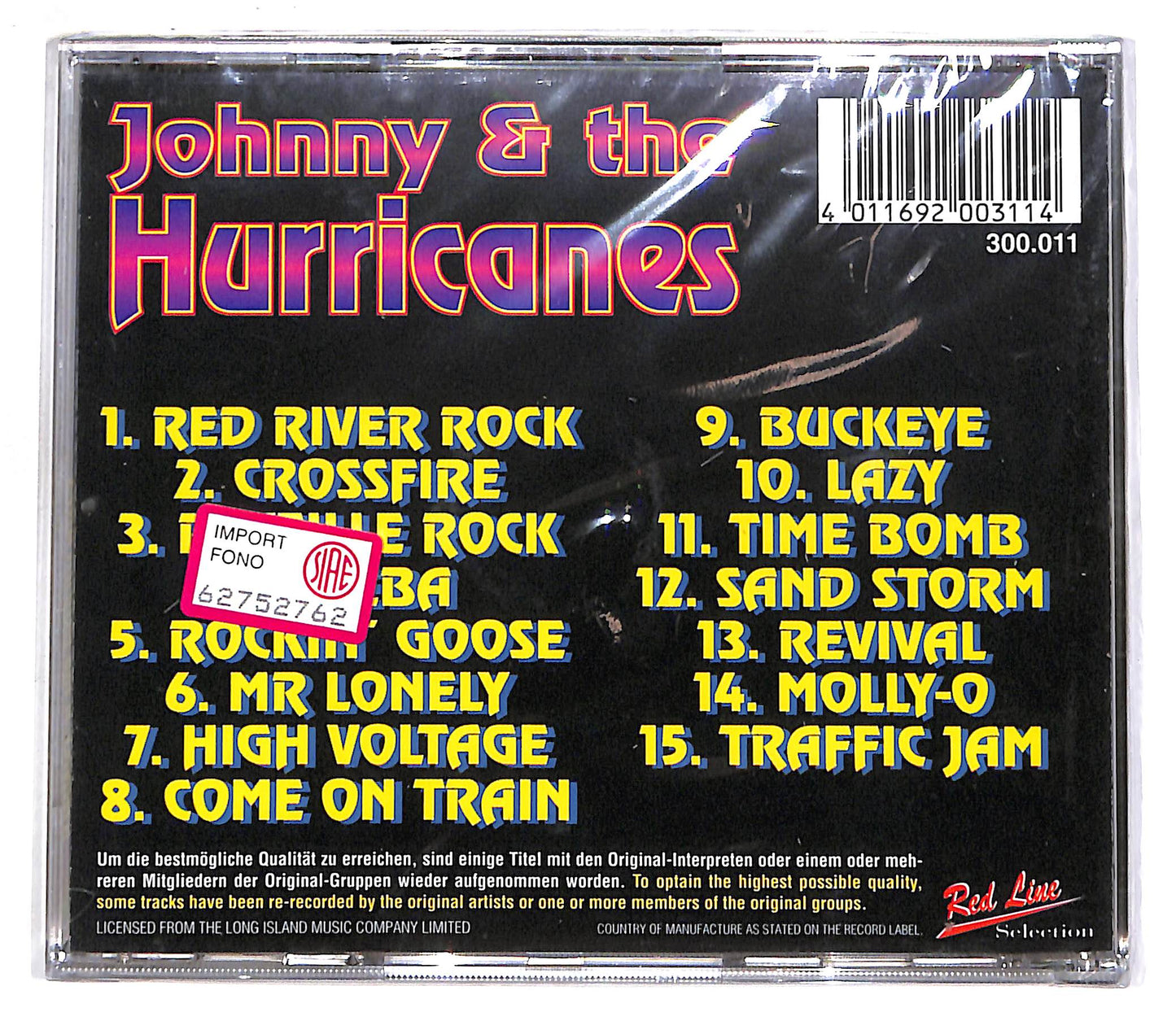 EBOND Johnny And The Hurricanes - Red River Rock CD CD062451