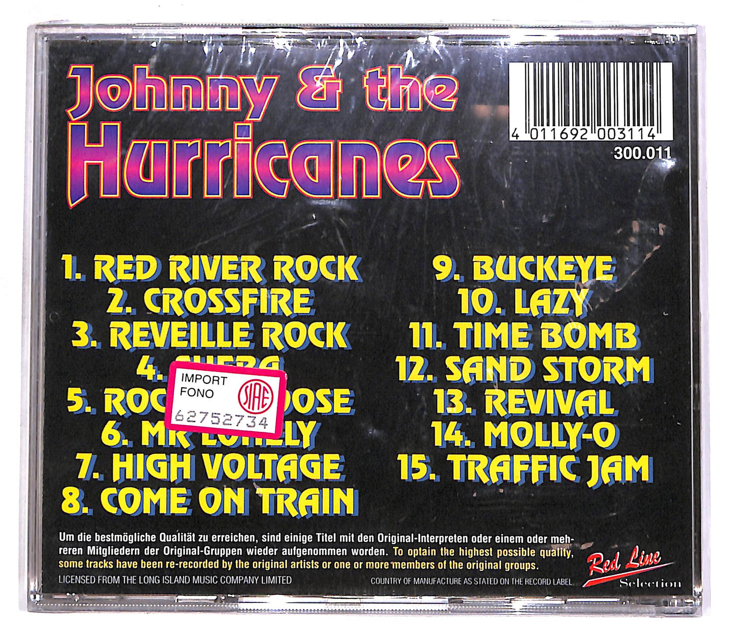 EBOND Johnny And The Hurricanes - Red River Rock CD CD062608